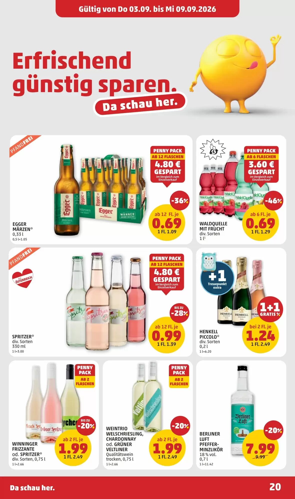 PENNY Flugblatt (ab 03.09.2026) - Angebote und Prospekt - Seite 20