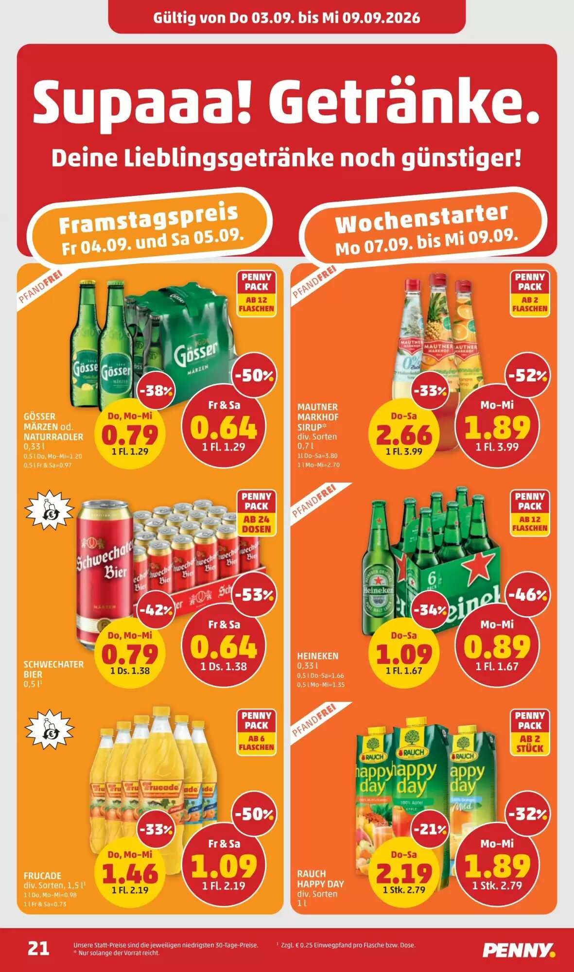 PENNY Flugblatt (ab 03.09.2026) - Angebote und Prospekt - Seite 21