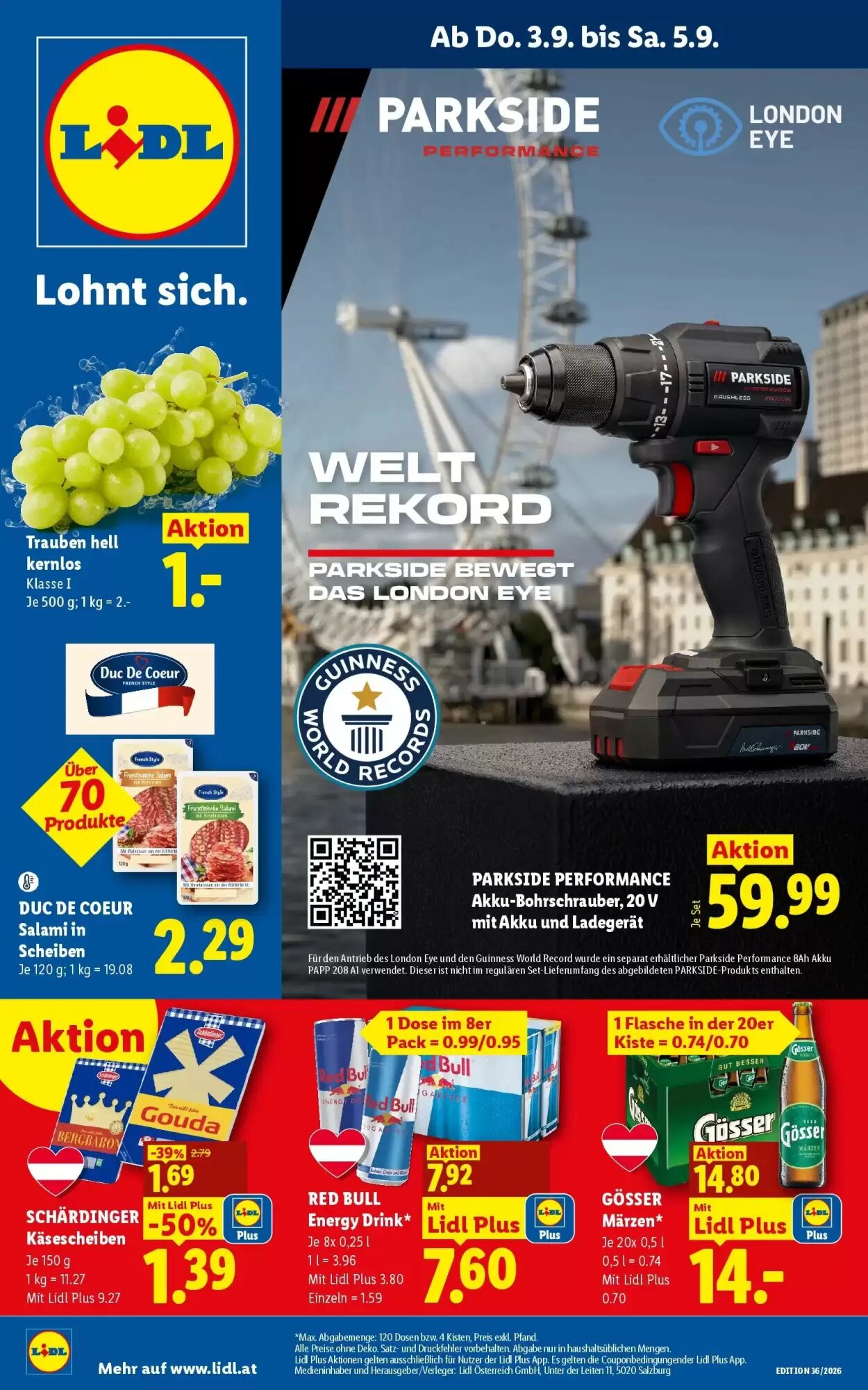 Lidl Flugblatt (ab 03.09.2026) - Angebote und Prospekt - Seite 1
