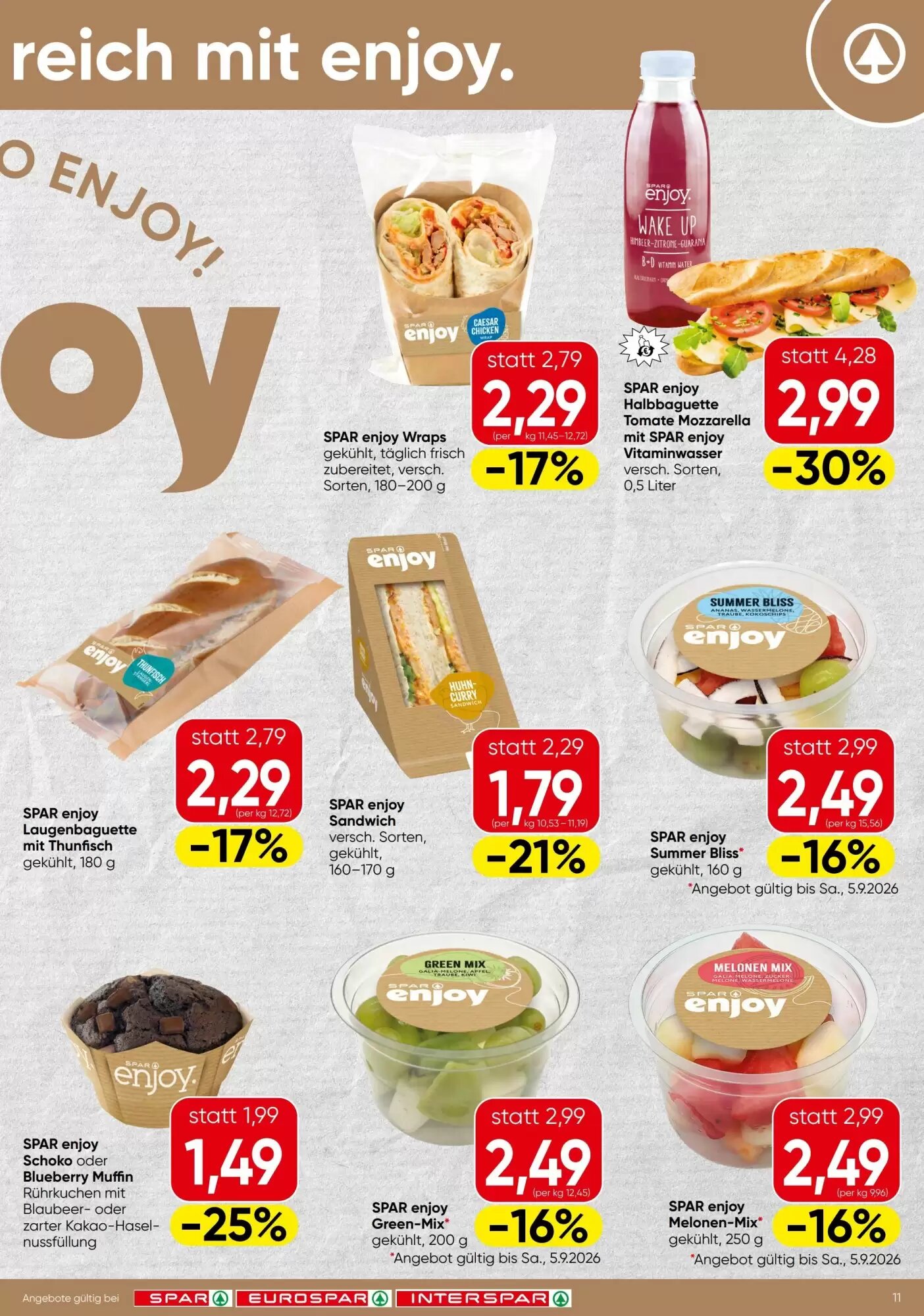 Spar Flugblatt (ab 03.09.2026) - Angebote und Prospekt - Seite 11