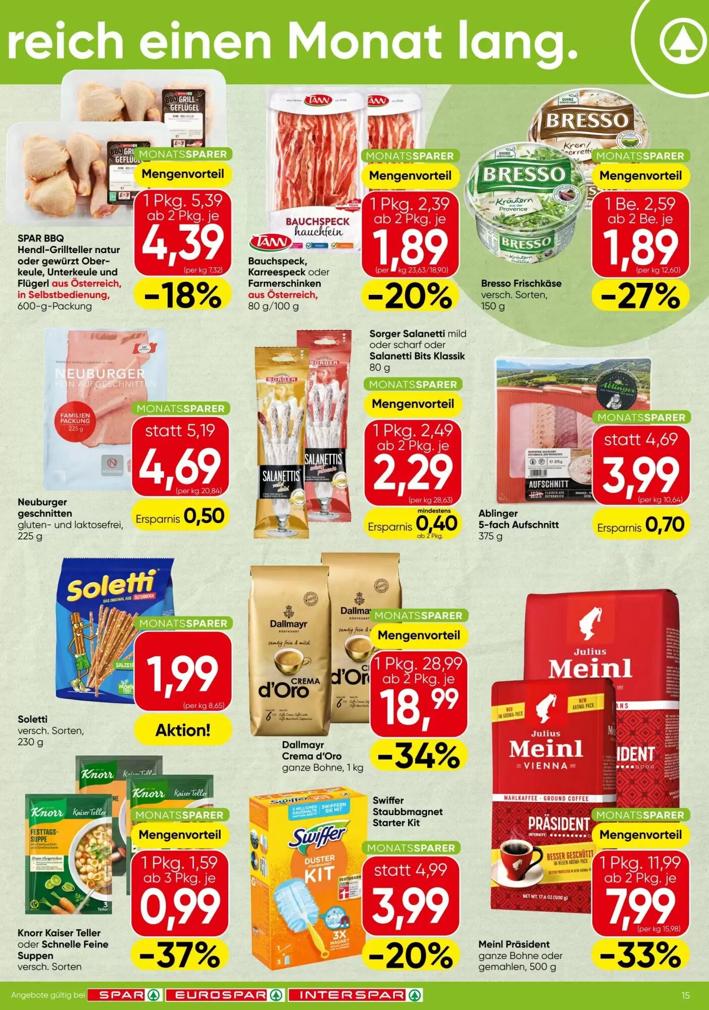 Spar Flugblatt (ab 03.09.2026) - Angebote und Prospekt - Seite 15