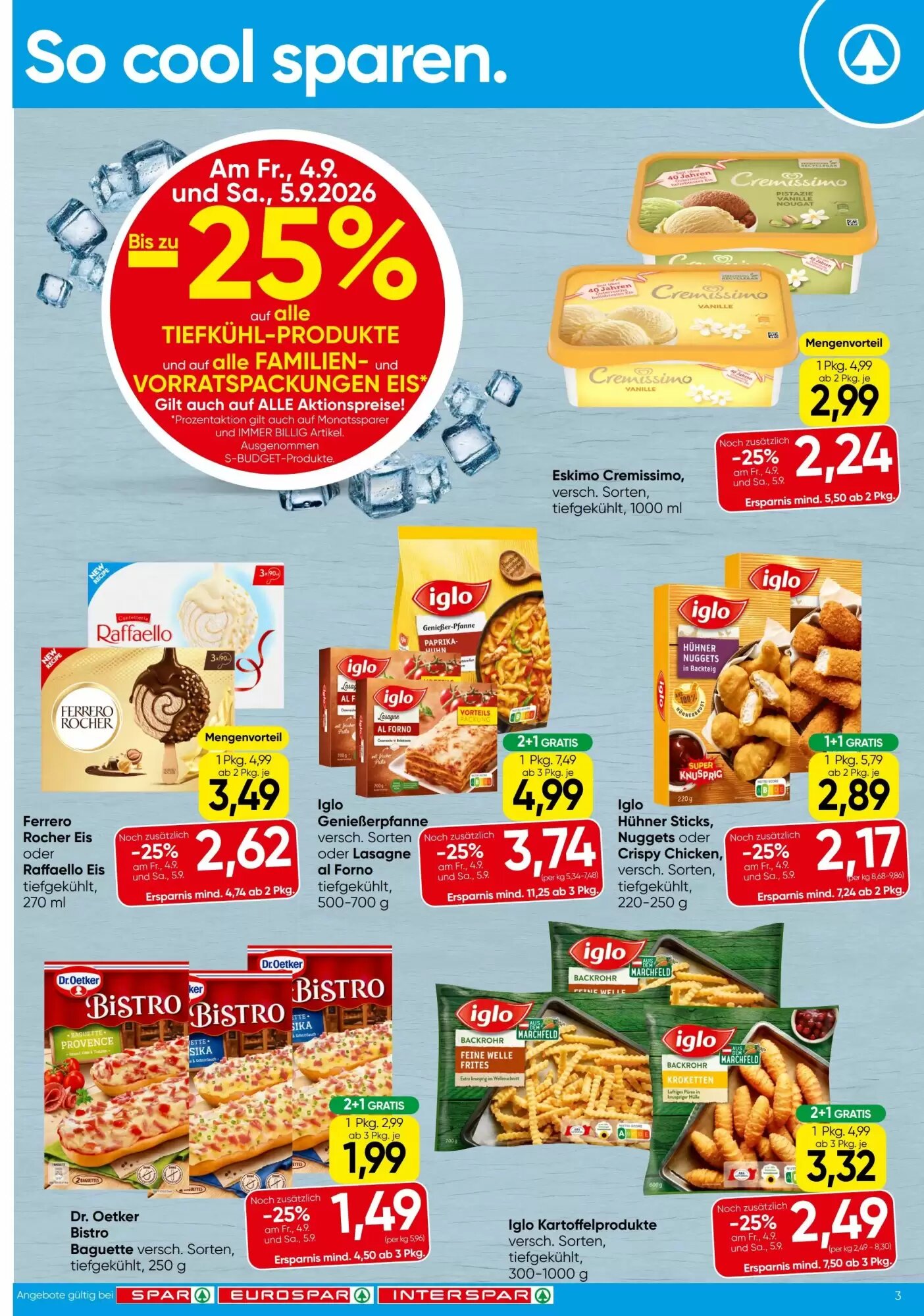 Spar Flugblatt (ab 03.09.2026) - Angebote und Prospekt - Seite 3