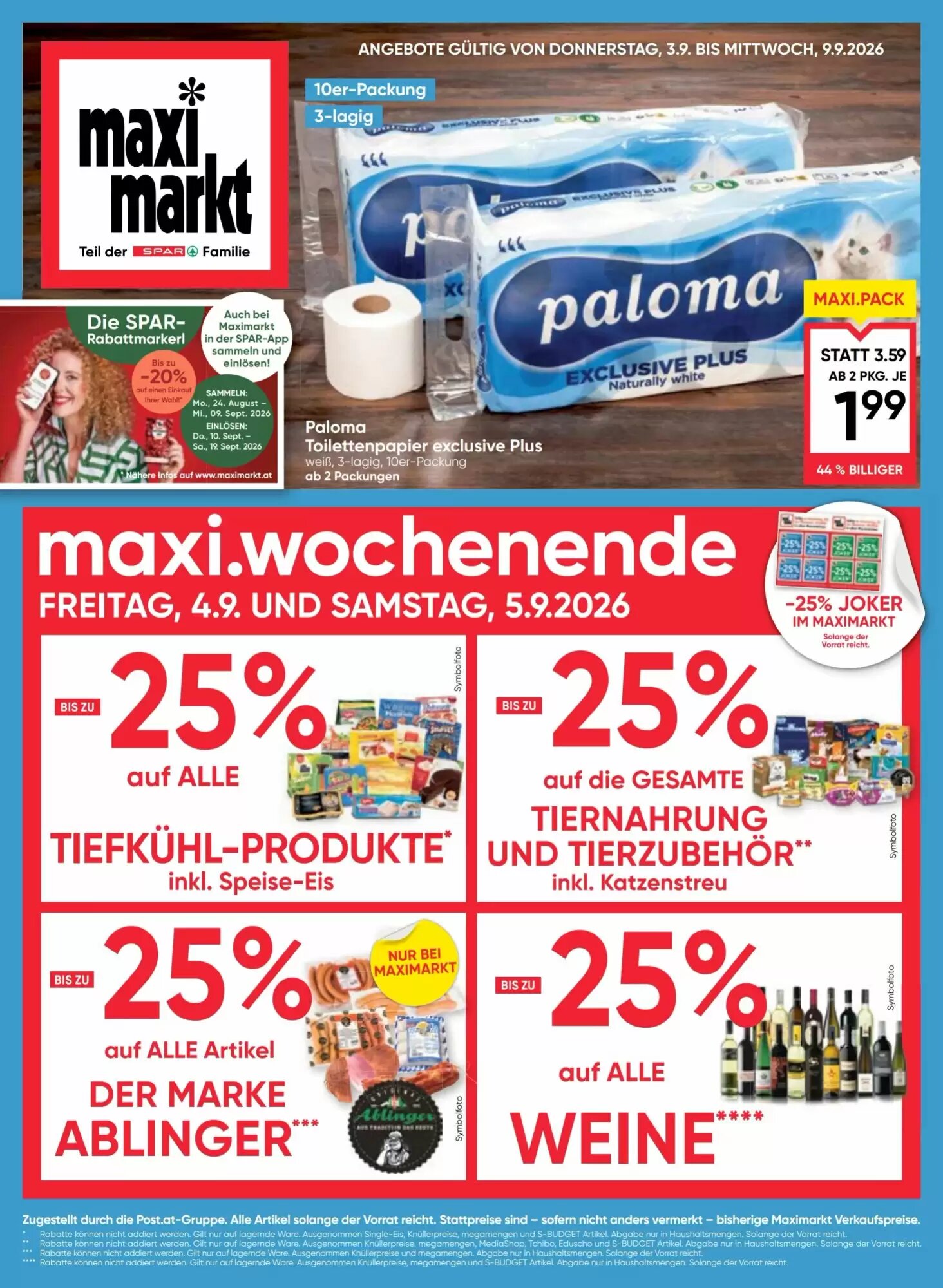 Maximarkt Flugblatt (ab 03.09.2026) - Angebote und Prospekt - Seite 1