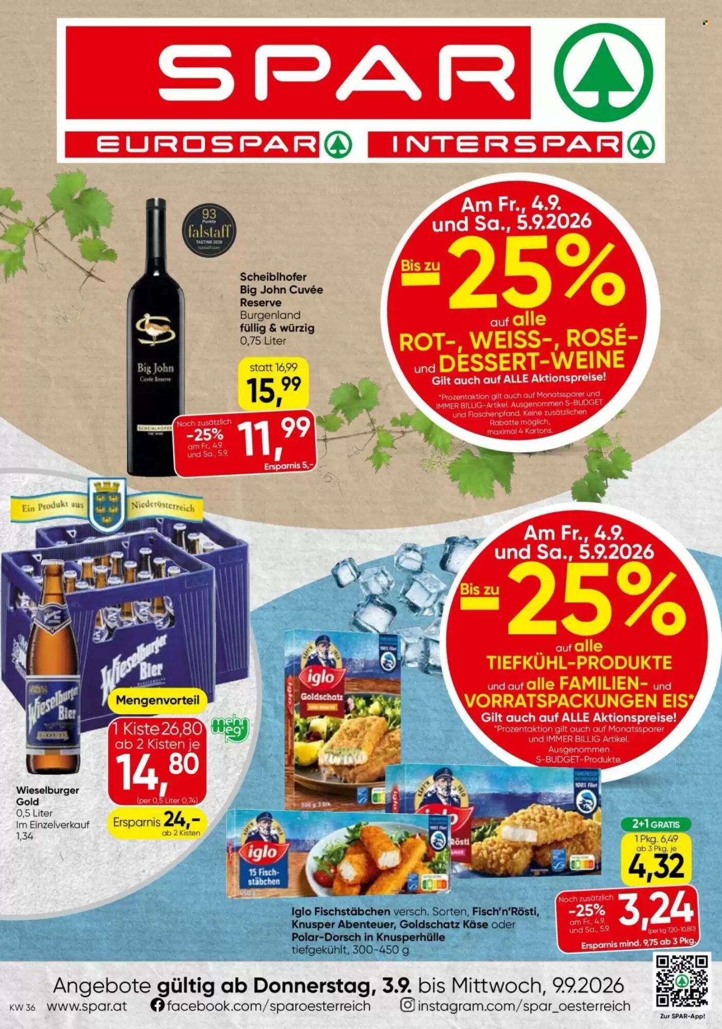 Eurospar Flugblatt (ab 03.09.2026) - Angebote und Prospekt - Seite 1