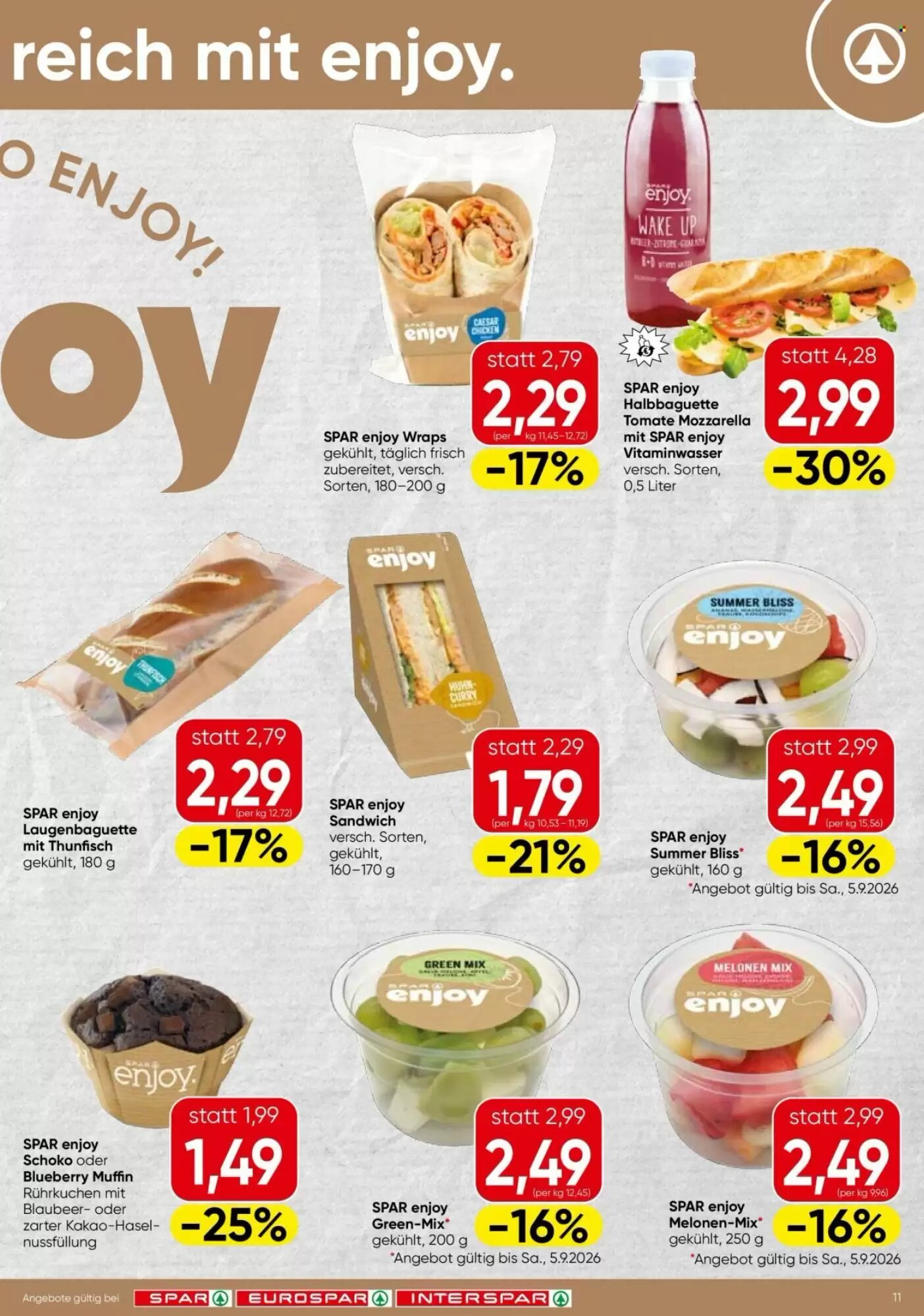 Eurospar Flugblatt (ab 03.09.2026) - Angebote und Prospekt - Seite 11