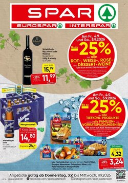 Eurospar Flugblatt (ab 03.09.2026) - Angebote und Prospekt