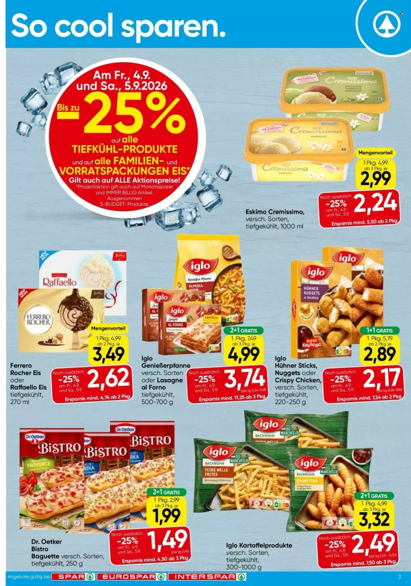 Eurospar Flugblatt (ab 03.09.2026) - Angebote und Prospekt - Seite 3