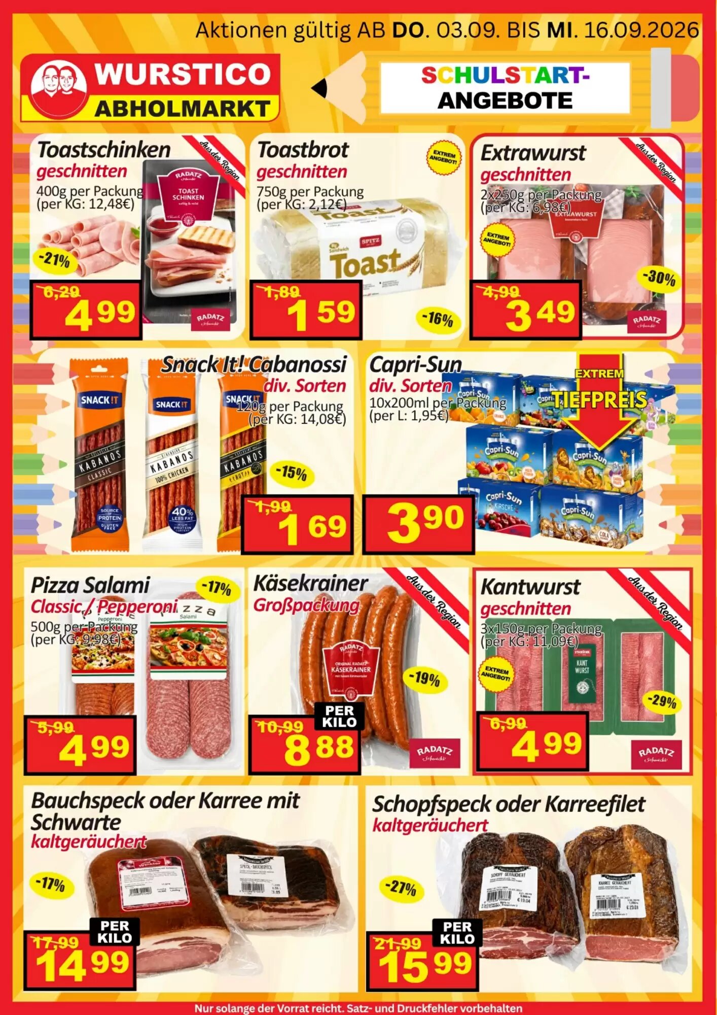 Wurstico Flugblatt (ab 03.09.2026) - Angebote und Prospekt - Seite 2