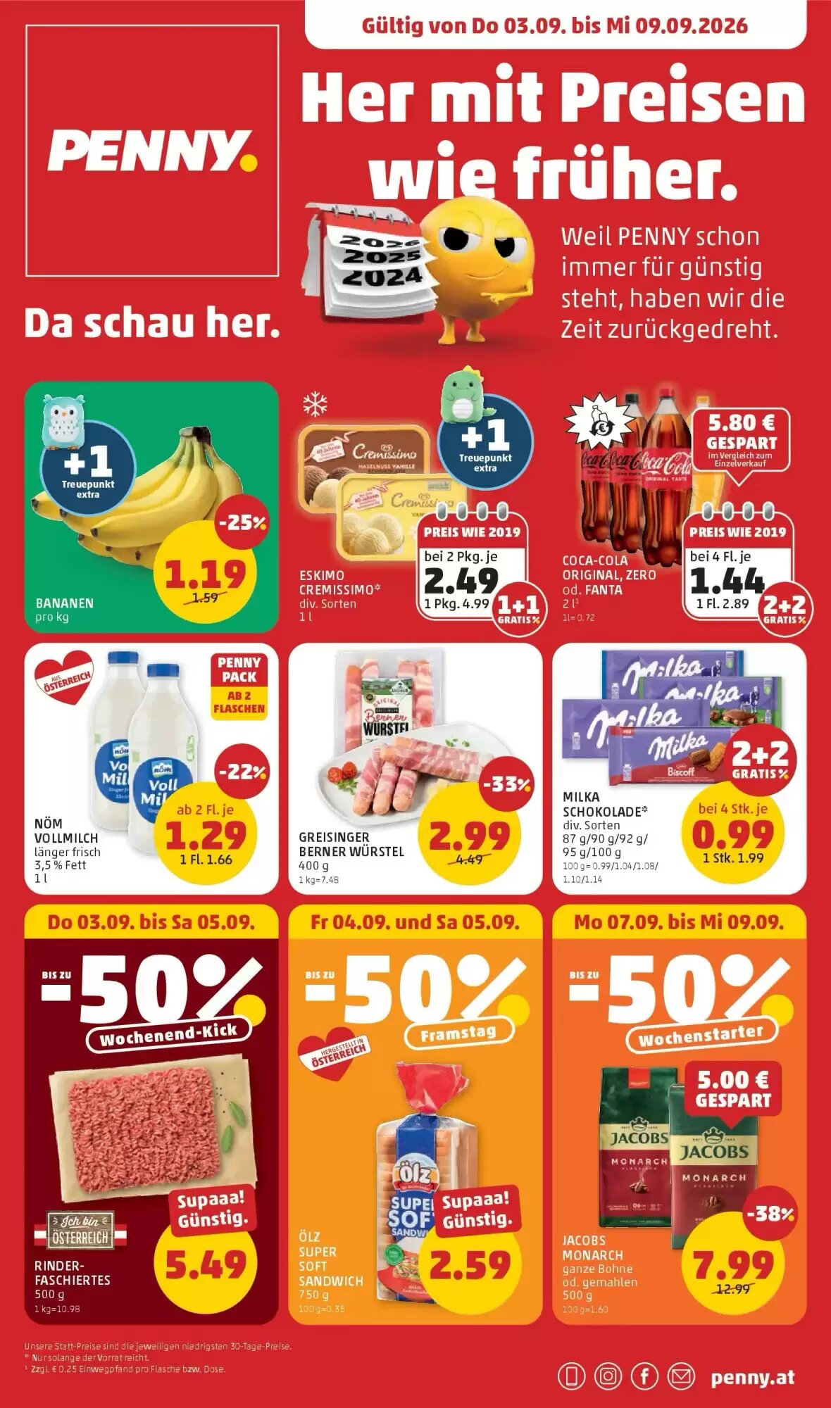 PENNY Flugblatt (ab 03.09.2026) - Angebote und Prospekt - Seite 1