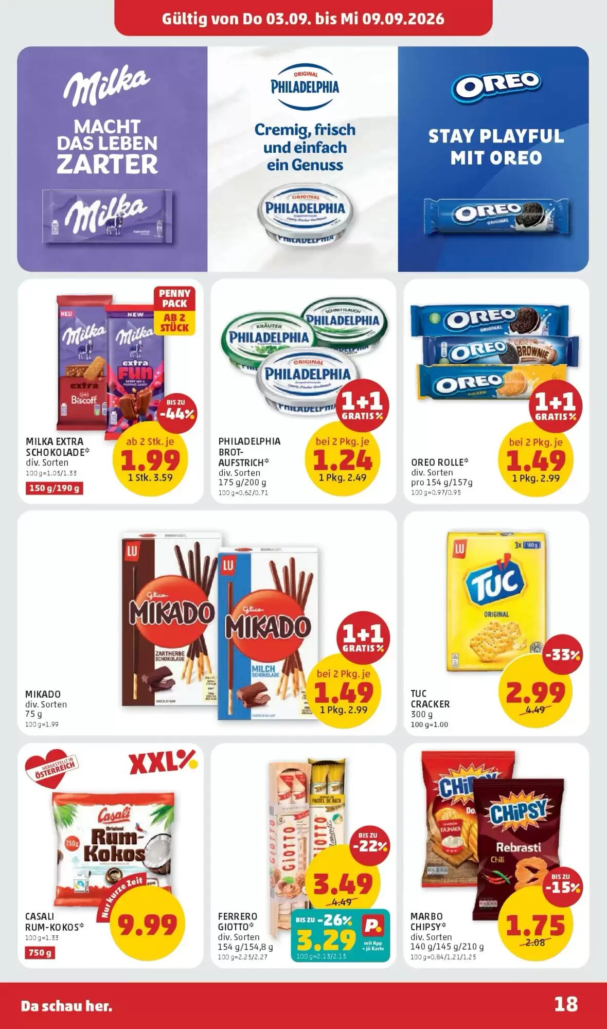 PENNY Flugblatt (ab 03.09.2026) - Angebote und Prospekt - Seite 18