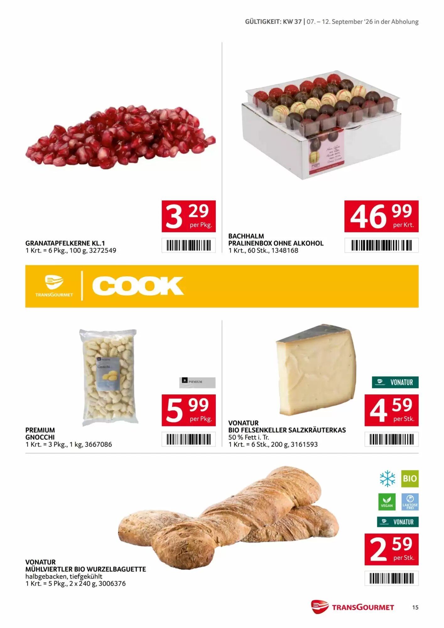 Transgourmet Flugblatt (ab 07.09.2026) - Angebote und Prospekt - Seite 15
