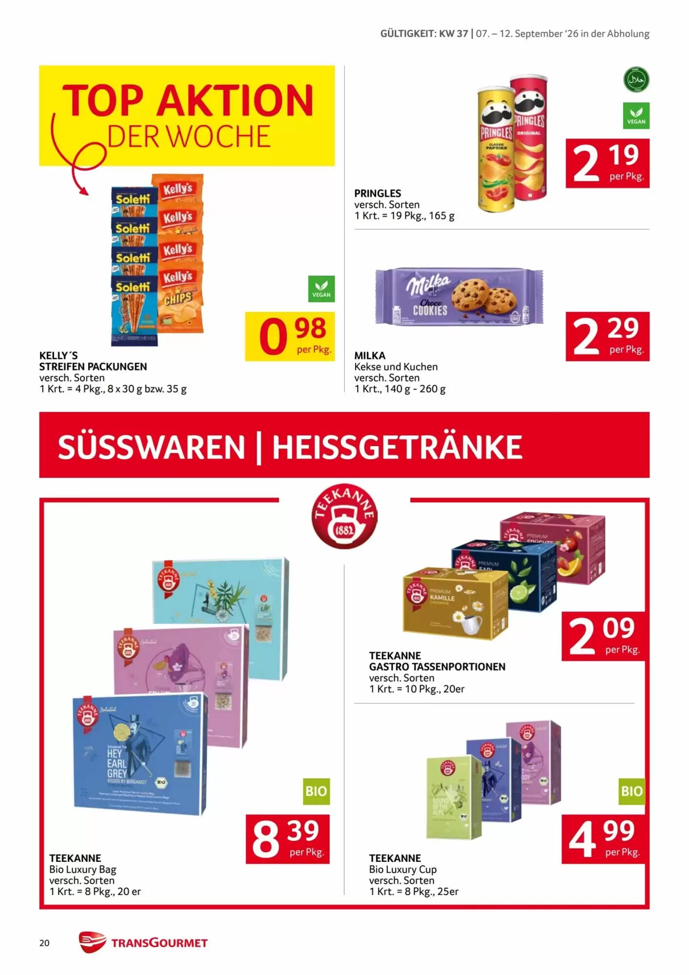 Transgourmet Flugblatt (ab 07.09.2026) - Angebote und Prospekt - Seite 20