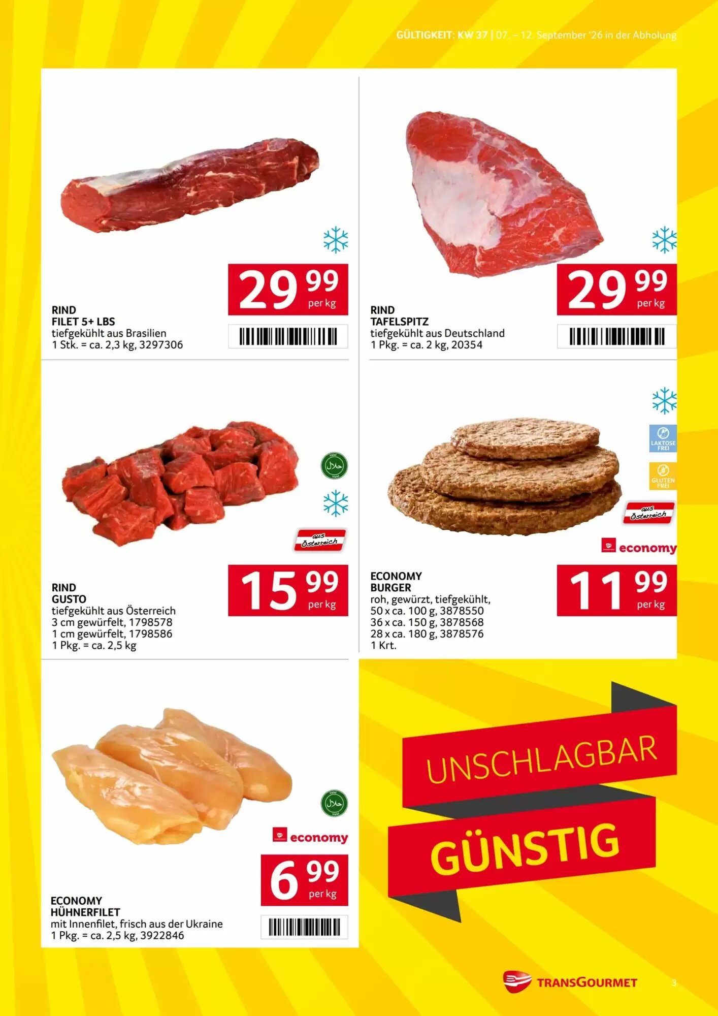 Transgourmet Flugblatt (ab 07.09.2026) - Angebote und Prospekt - Seite 3