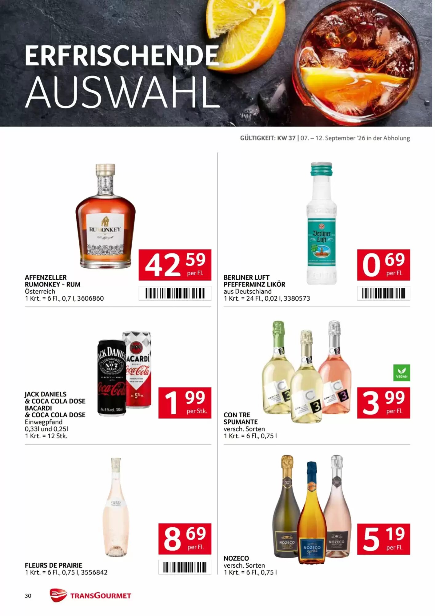 Transgourmet Flugblatt (ab 07.09.2026) - Angebote und Prospekt - Seite 30