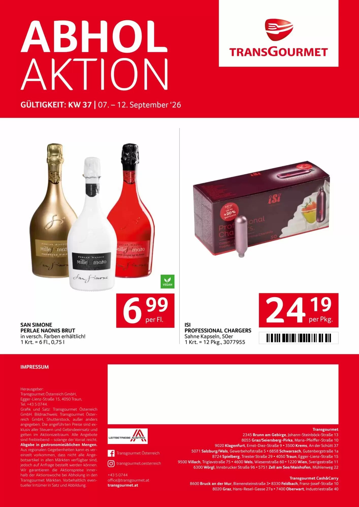 Transgourmet Flugblatt (ab 07.09.2026) - Angebote und Prospekt - Seite 32