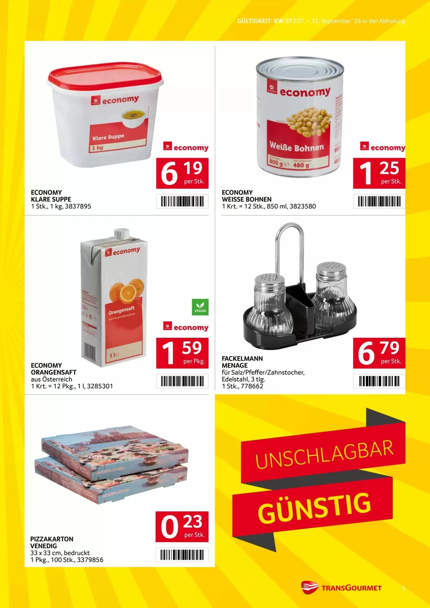 Transgourmet Flugblatt (ab 07.09.2026) - Angebote und Prospekt - Seite 5