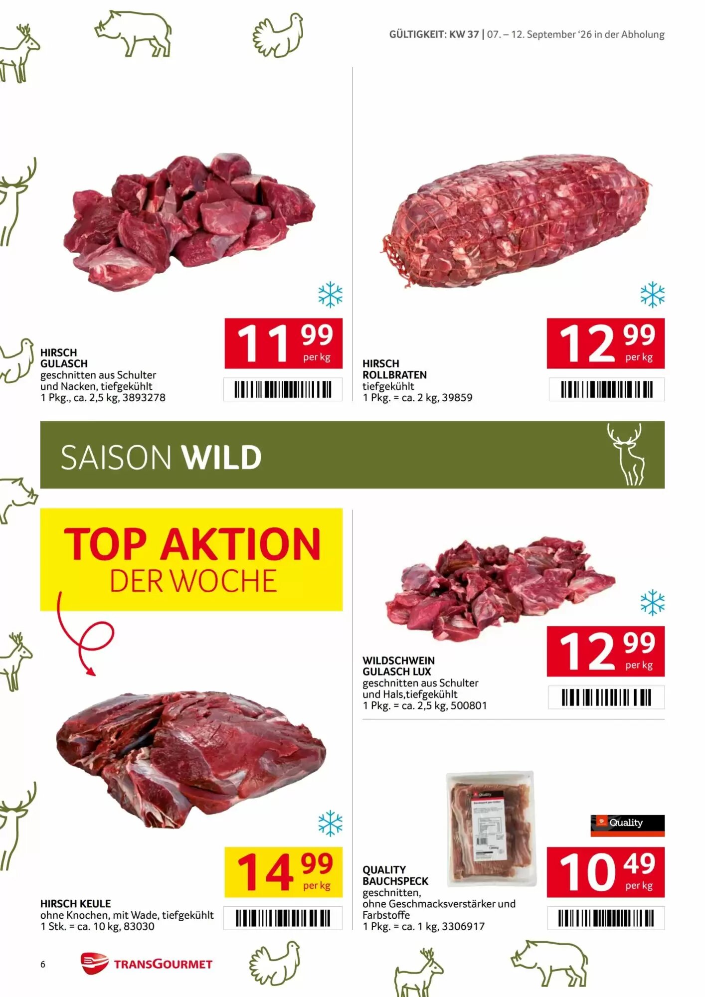 Transgourmet Flugblatt (ab 07.09.2026) - Angebote und Prospekt - Seite 6