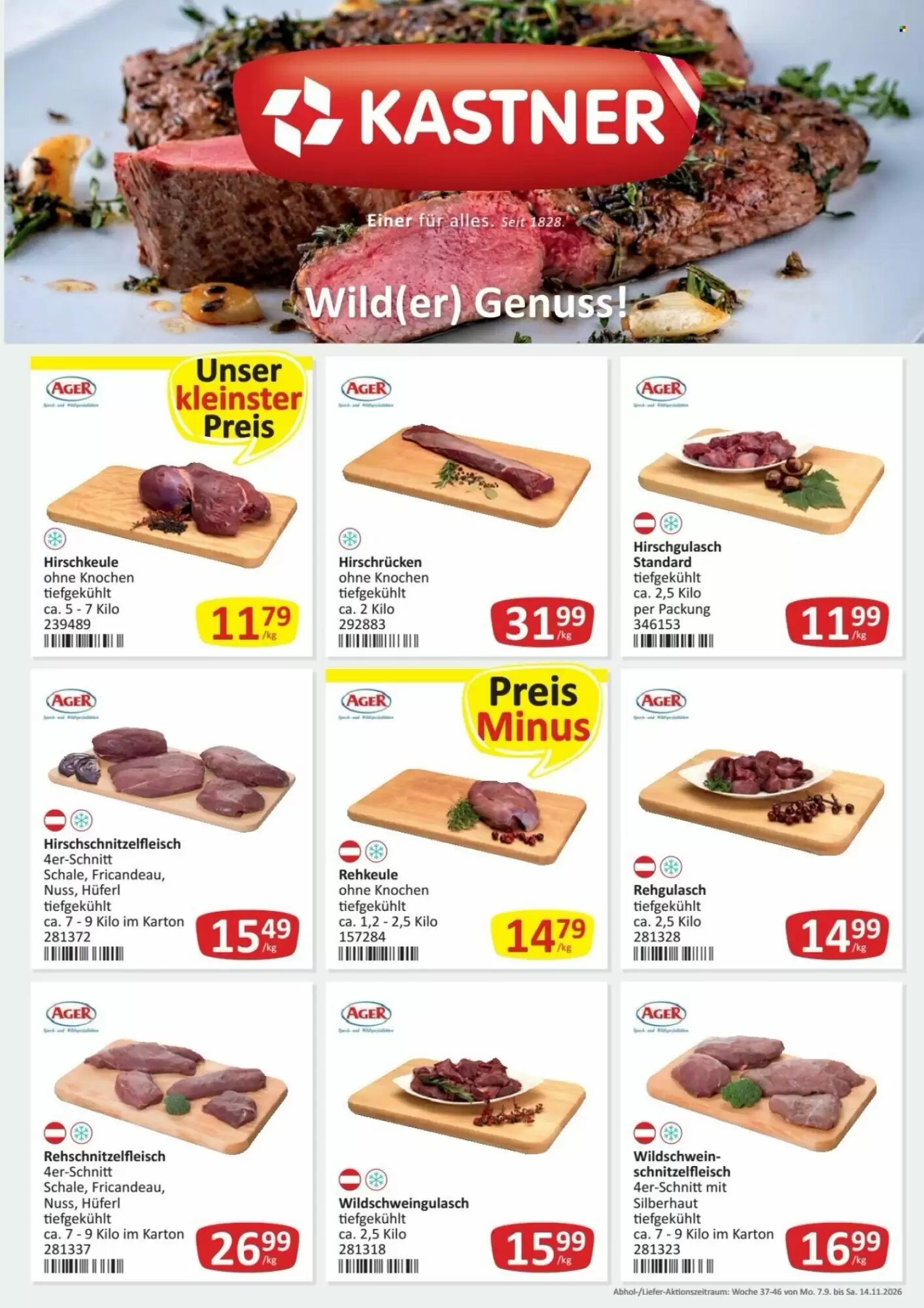 Kastner Flugblatt (ab 07.09.2026) - Angebote und Prospekt - Seite 1