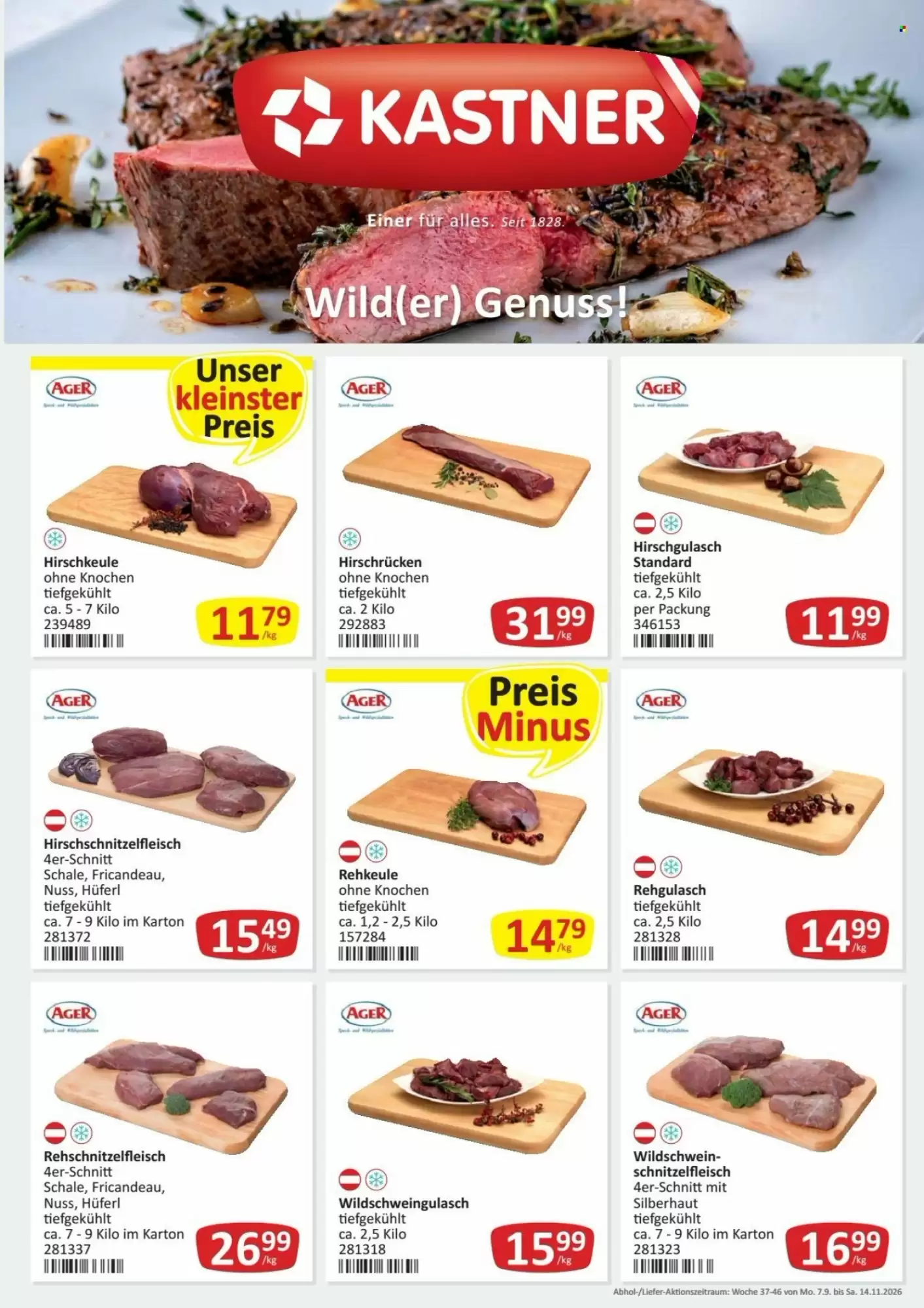 Kastner Flugblatt (ab 07.09.2026) - Angebote und Prospekt - Seite 1
