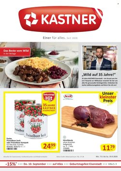 Kastner Flugblatt (ab 07.09.2026) - Angebote und Prospekt