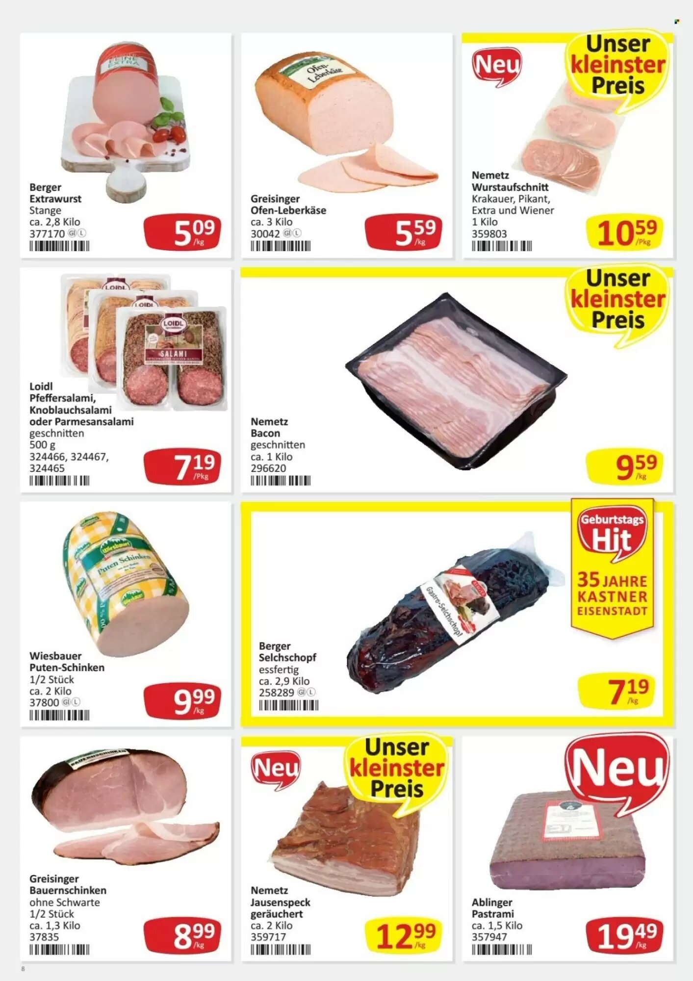 Kastner Flugblatt (ab 07.09.2026) - Angebote und Prospekt - Seite 8