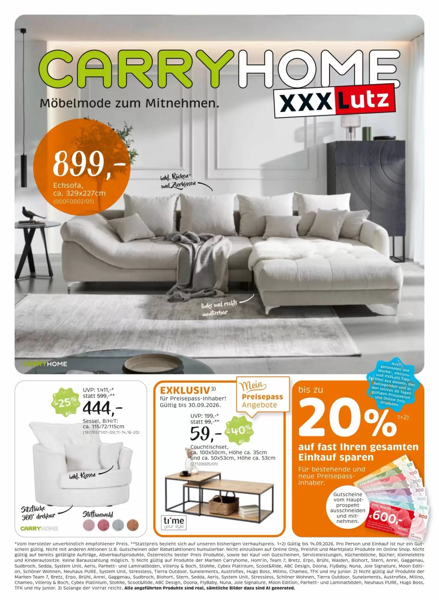 XXXLutz Flugblatt (ab 08.09.2026) - Angebote und Prospekt - Seite 1