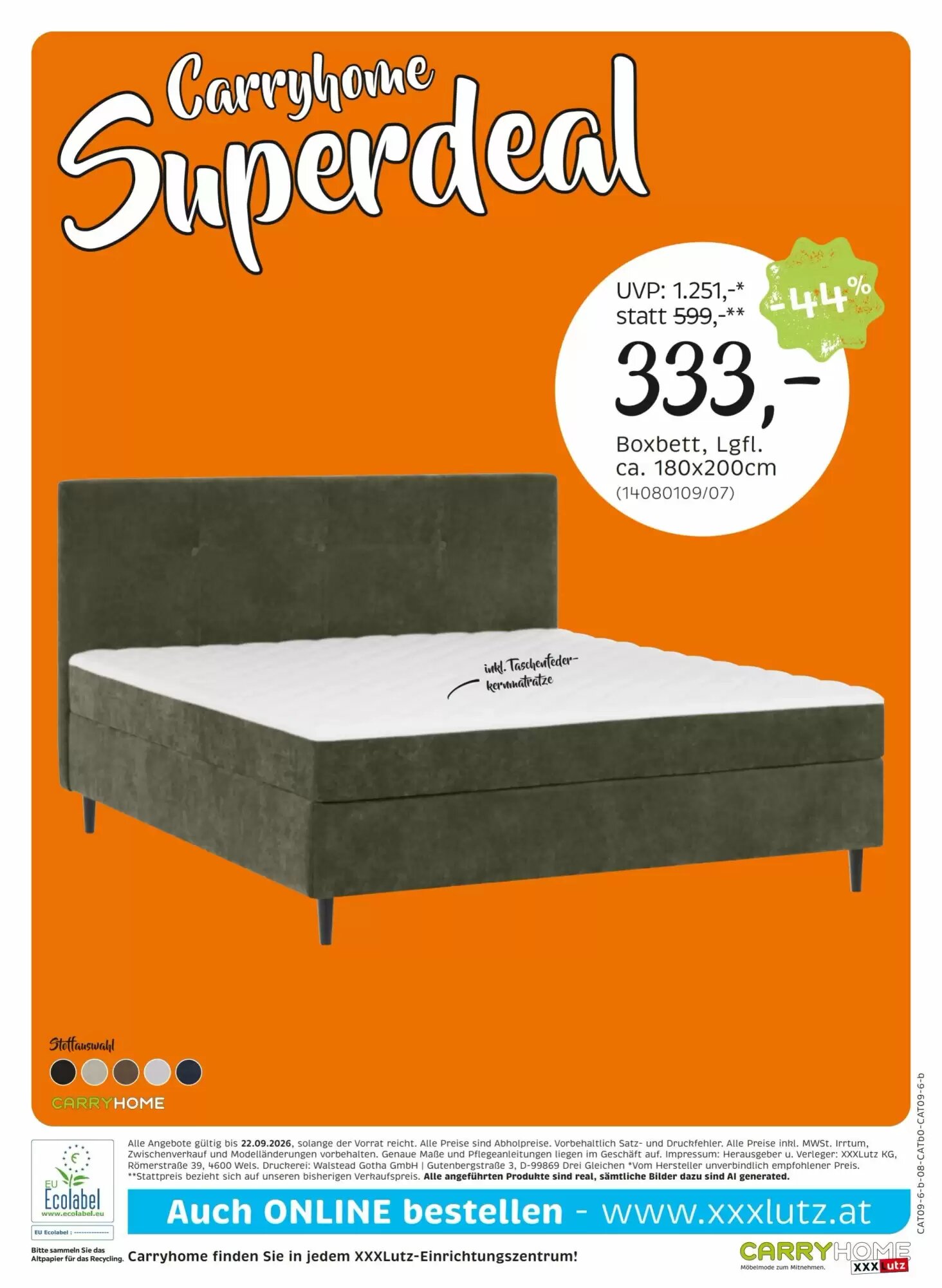 XXXLutz Flugblatt (ab 08.09.2026) - Angebote und Prospekt - Seite 8