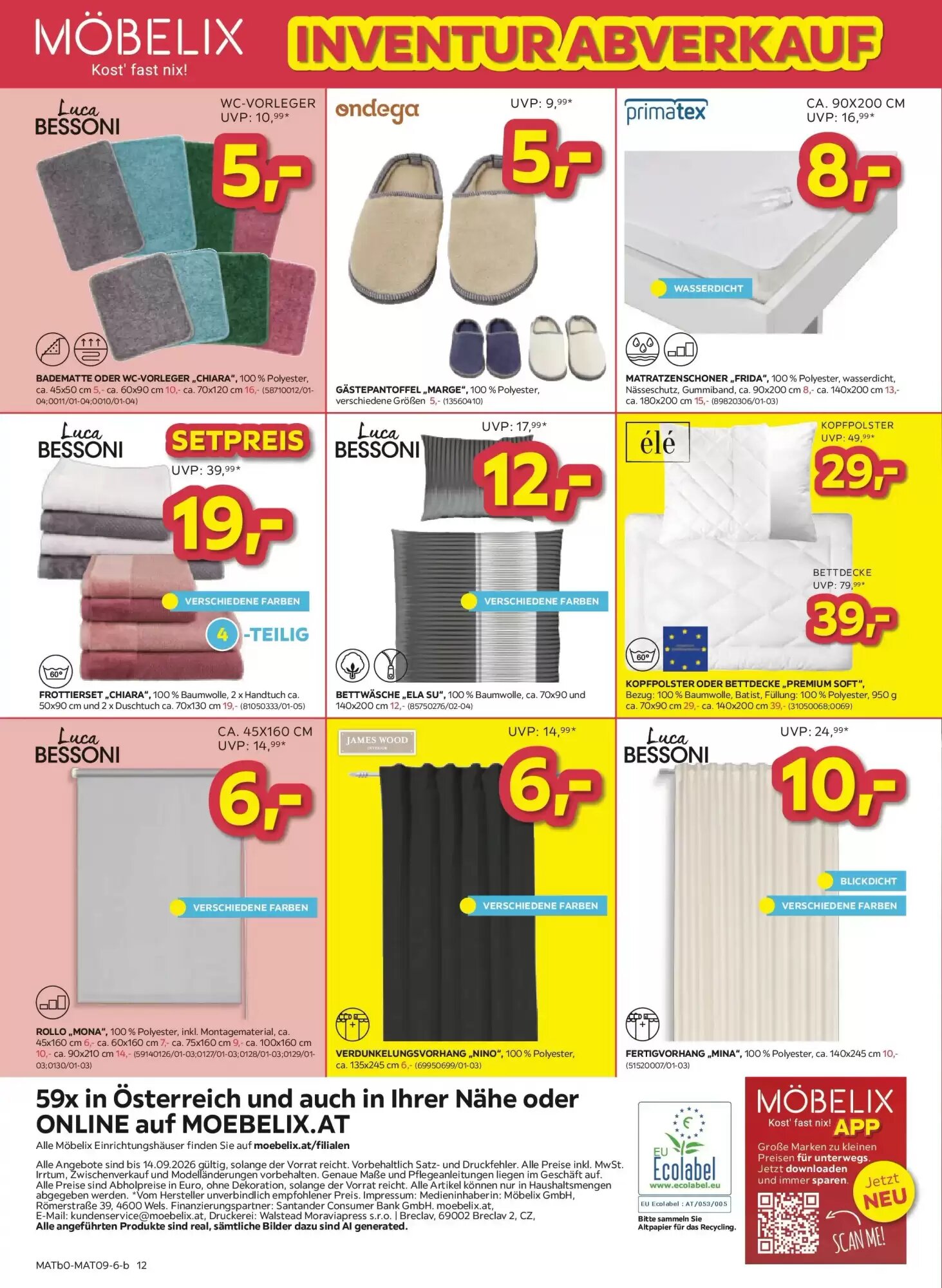 Möbelix Flugblatt (ab 08.09.2026) - Angebote und Prospekt - Seite 12