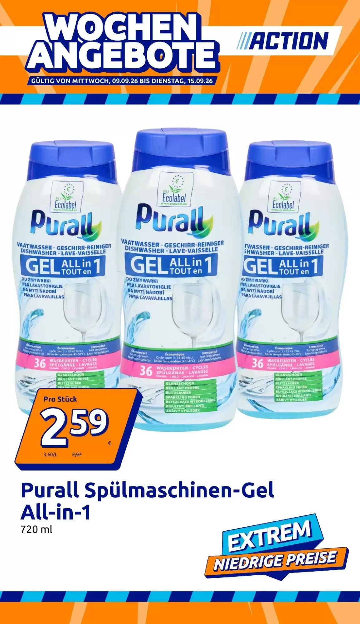 Action Flugblatt (ab 09.09.2026) - Angebote und Prospekt - Seite 1
