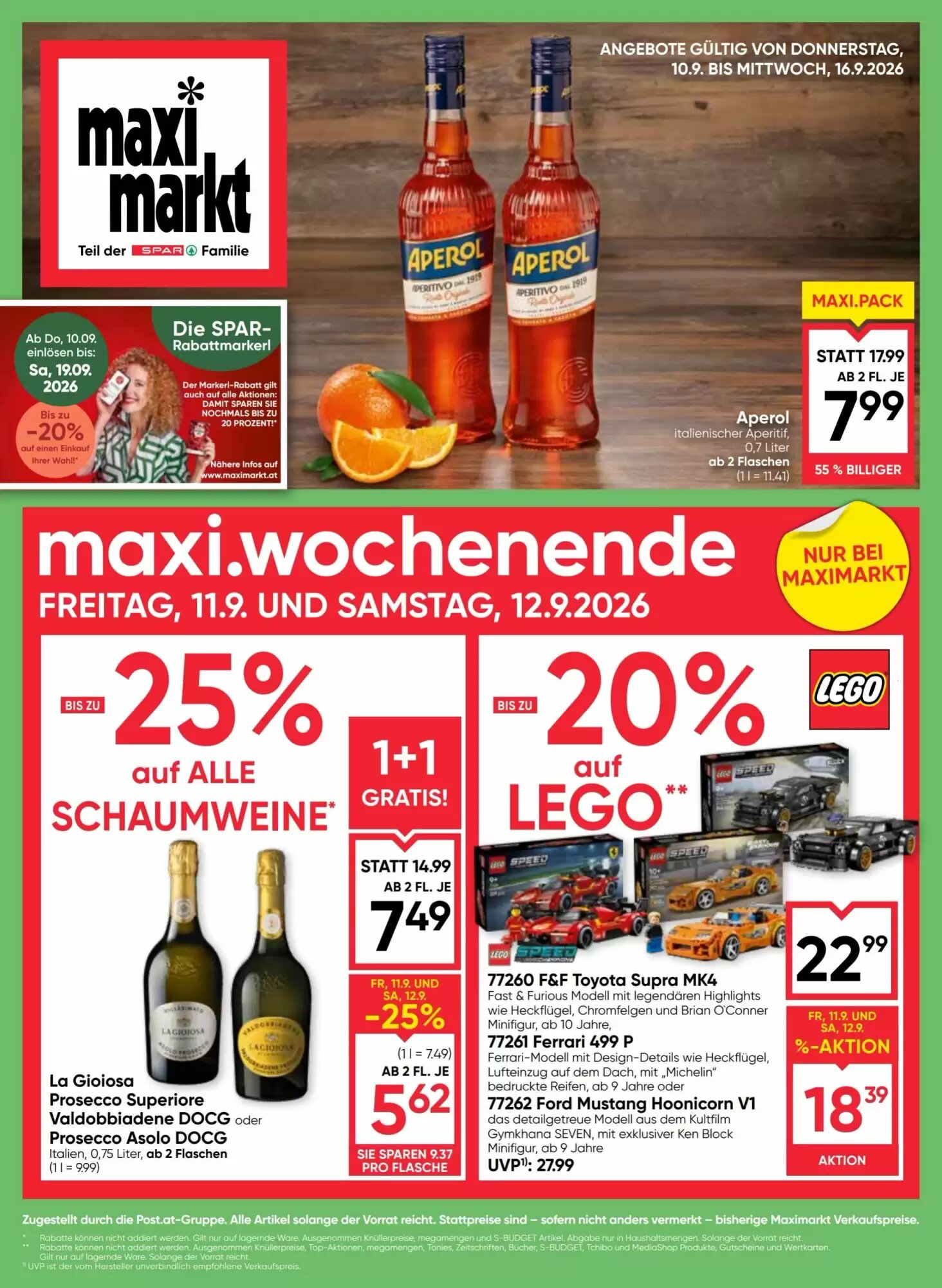 Maximarkt Flugblatt (ab 10.09.2026) - Angebote und Prospekt - Seite 1