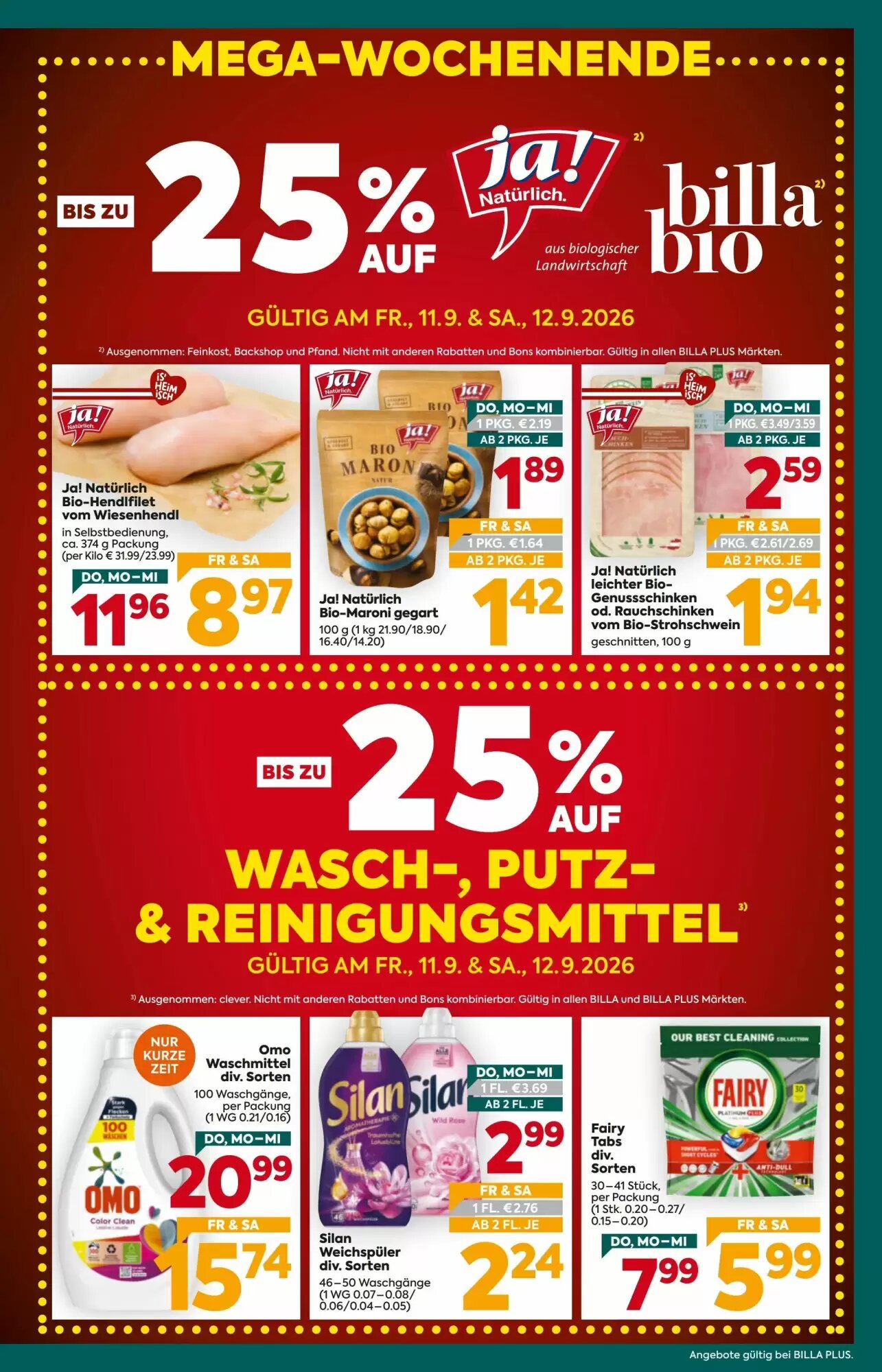 Billa Flugblatt (ab 10.09.2026) - Angebote und Prospekt - Seite 3