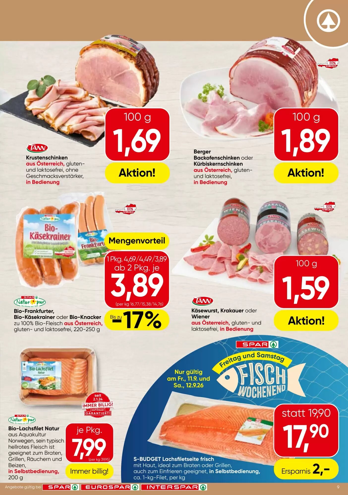 Strasser Markt Flugblatt (ab 10.09.2026) - Angebote und Prospekt - Seite 9