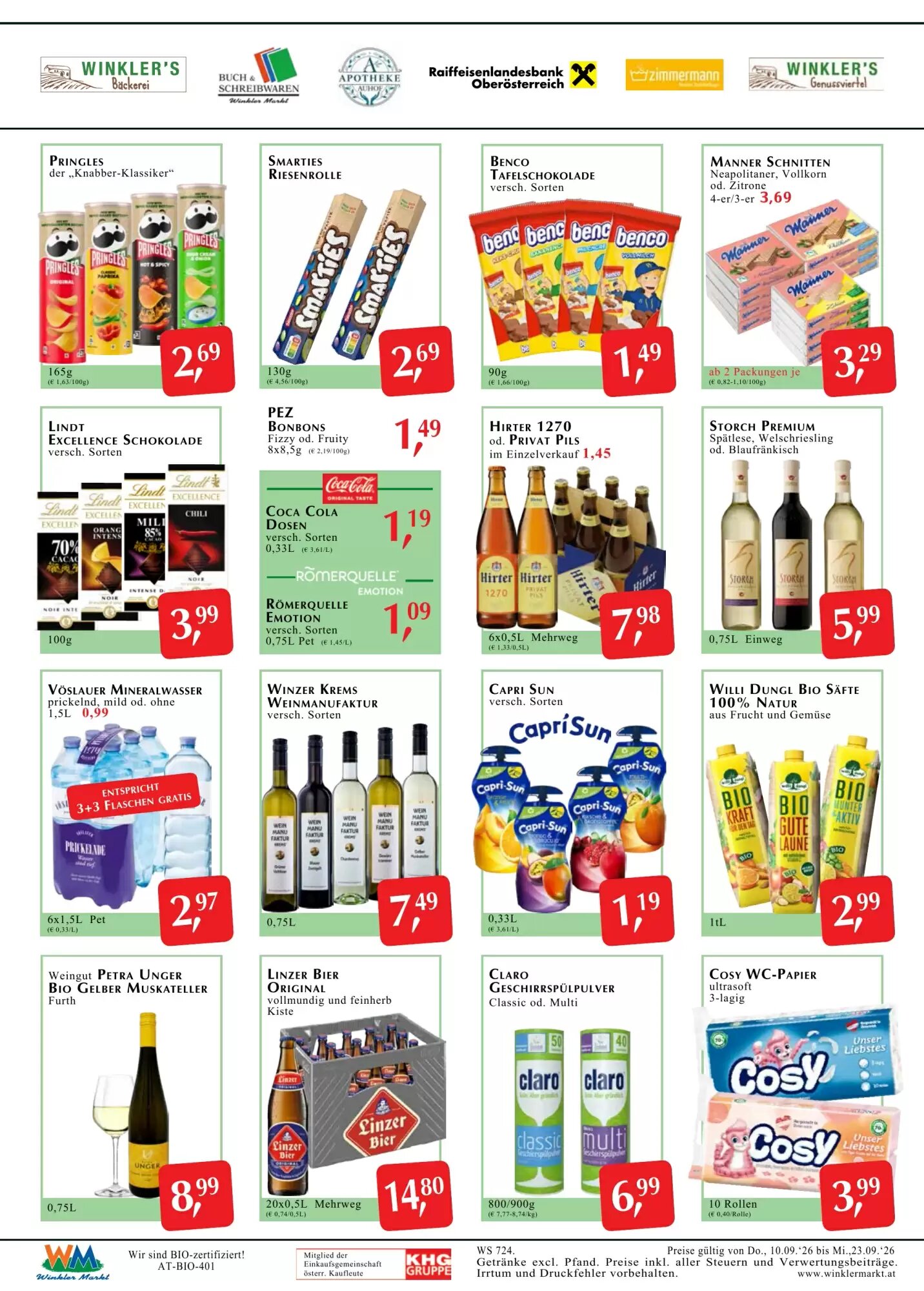 Winkler Markt Flugblatt (ab 10.09.2026) - Angebote und Prospekt - Seite 4