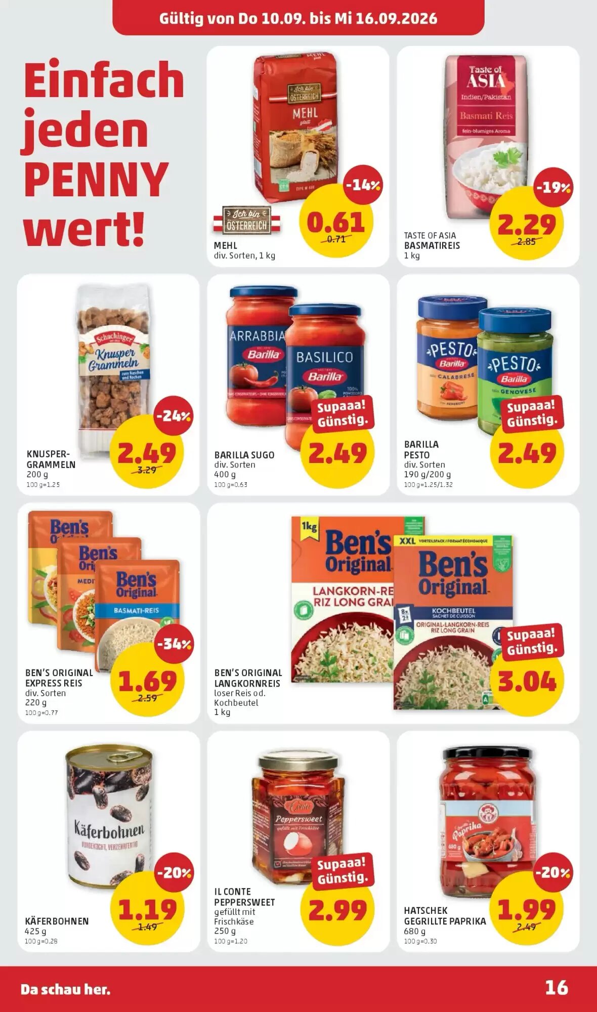 PENNY Flugblatt (ab 10.09.2026) - Angebote und Prospekt - Seite 16