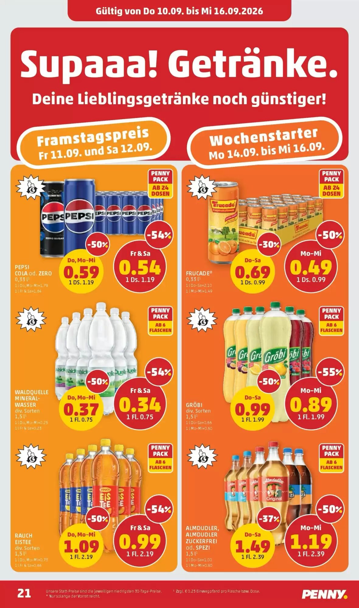 PENNY Flugblatt (ab 10.09.2026) - Angebote und Prospekt - Seite 21