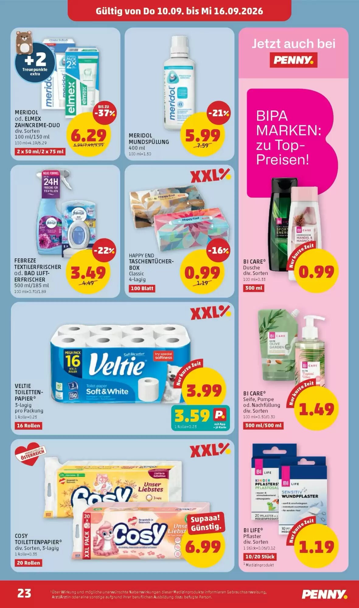 PENNY Flugblatt (ab 10.09.2026) - Angebote und Prospekt - Seite 23