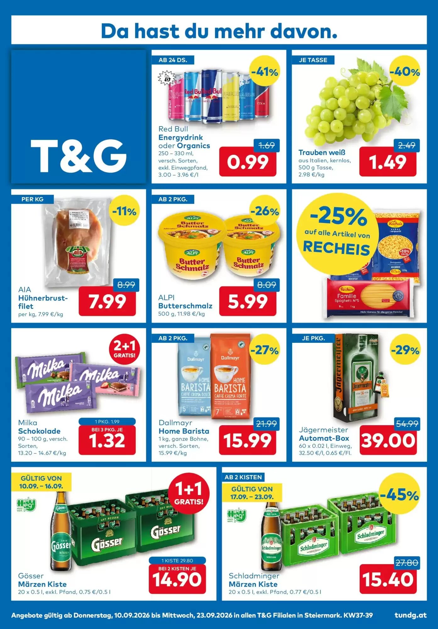 T&G Flugblatt (ab 10.09.2026) - Angebote und Prospekt - Seite 1