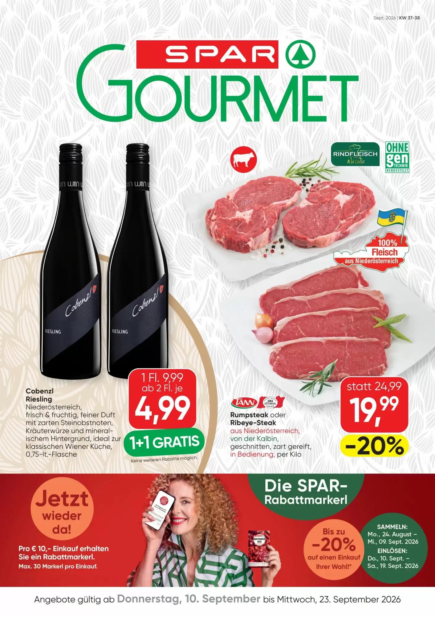SPAR Gourmet Flugblatt (ab 10.09.2026) - Angebote und Prospekt - Seite 1