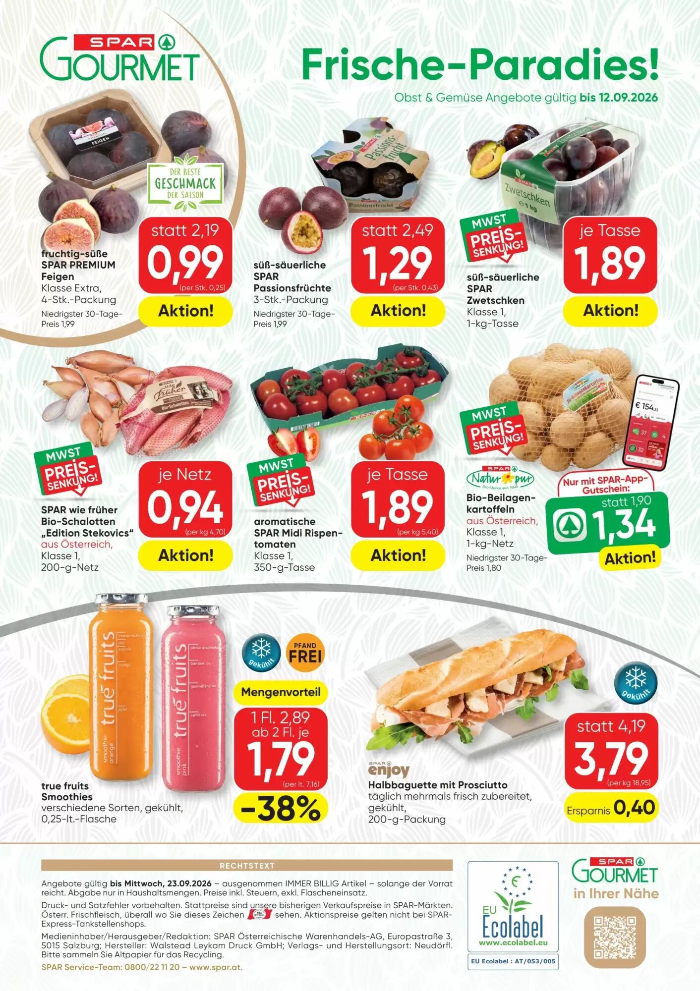 SPAR Gourmet Flugblatt (ab 10.09.2026) - Angebote und Prospekt - Seite 12