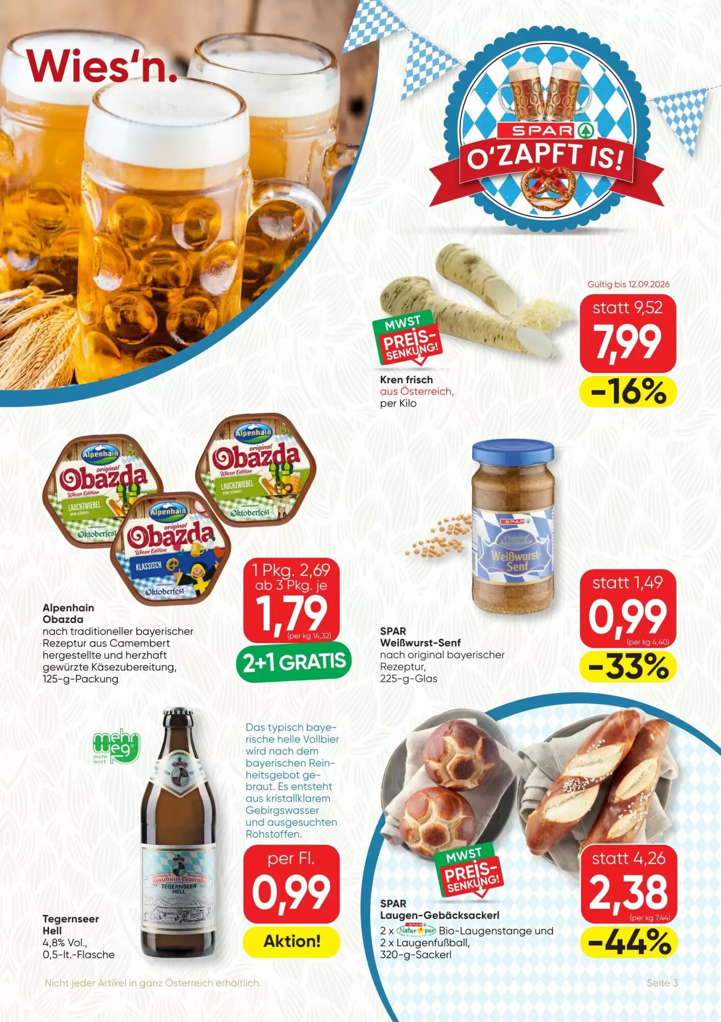 SPAR Gourmet Flugblatt (ab 10.09.2026) - Angebote und Prospekt - Seite 3