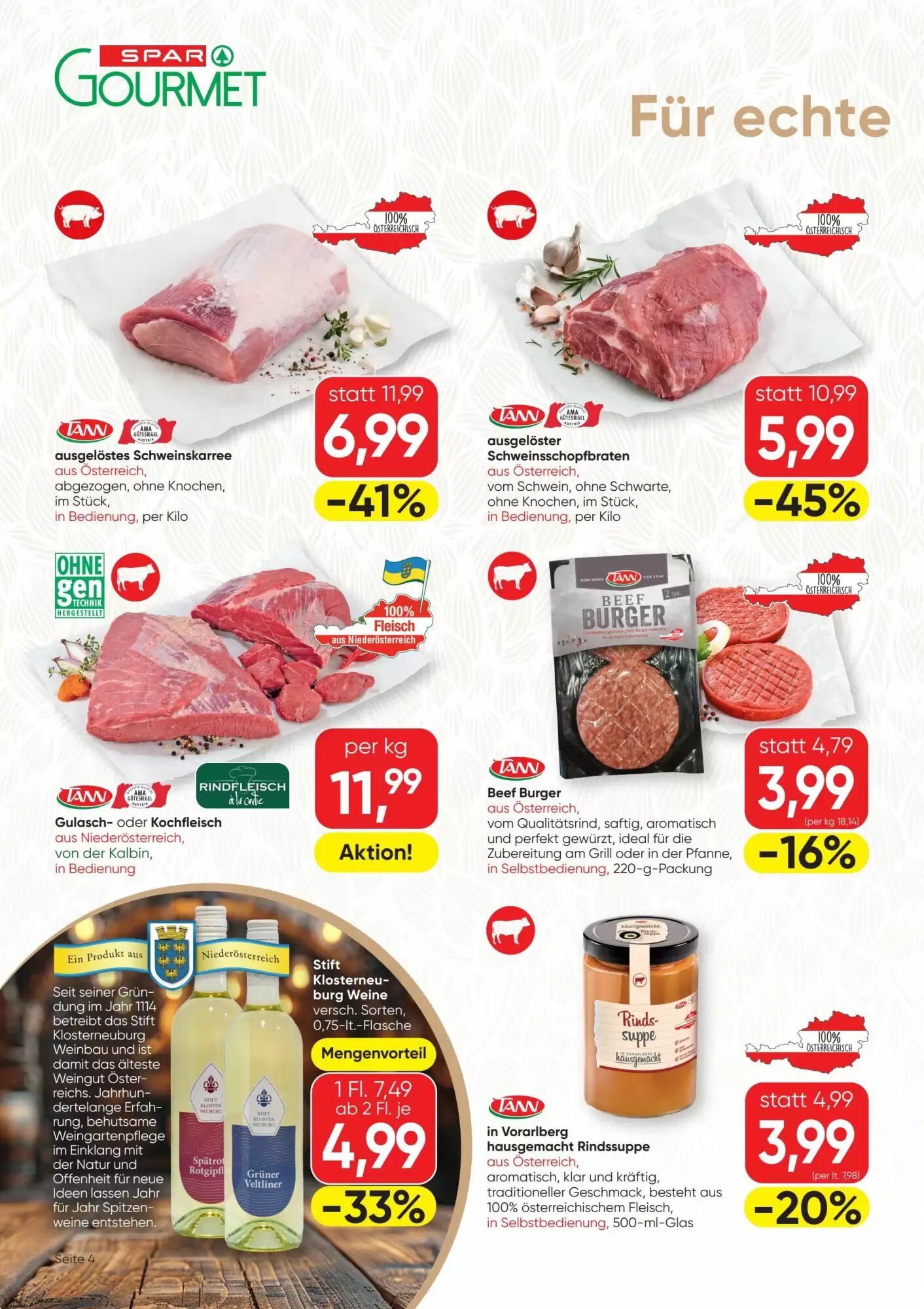 SPAR Gourmet Flugblatt (ab 10.09.2026) - Angebote und Prospekt - Seite 4