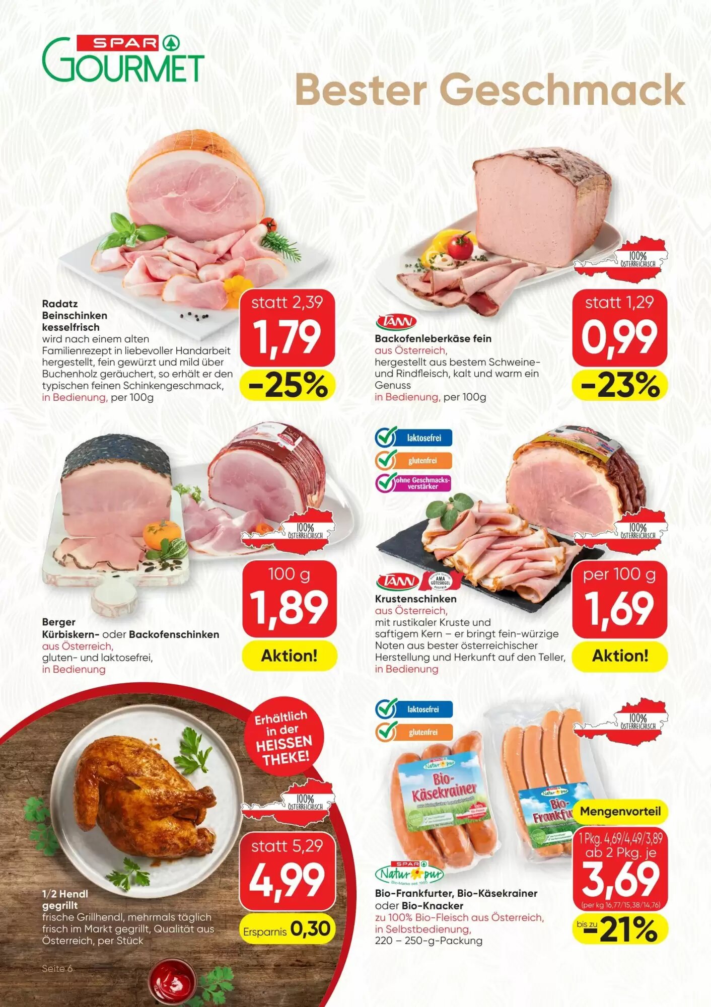 SPAR Gourmet Flugblatt (ab 10.09.2026) - Angebote und Prospekt - Seite 6