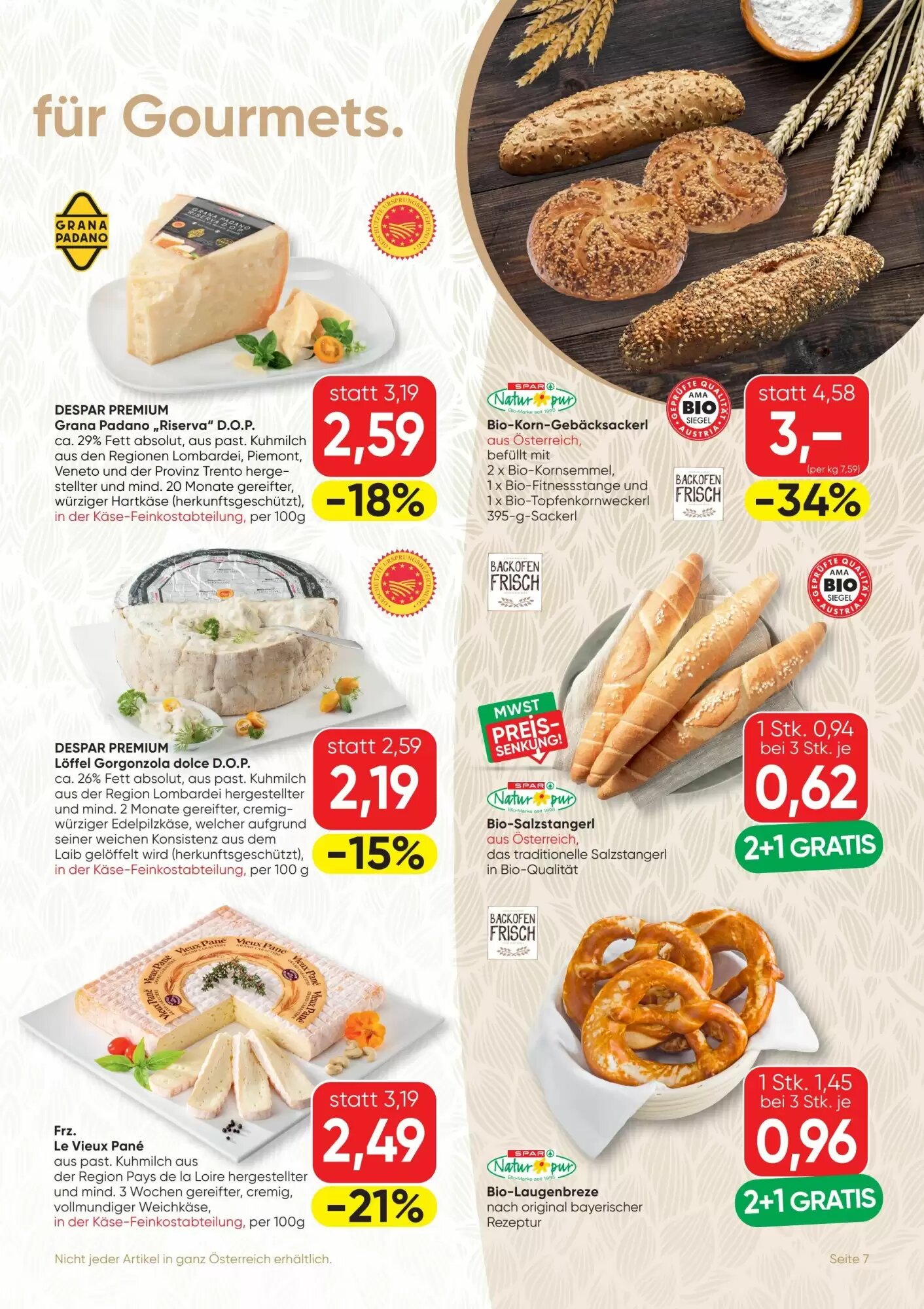 SPAR Gourmet Flugblatt (ab 10.09.2026) - Angebote und Prospekt - Seite 7