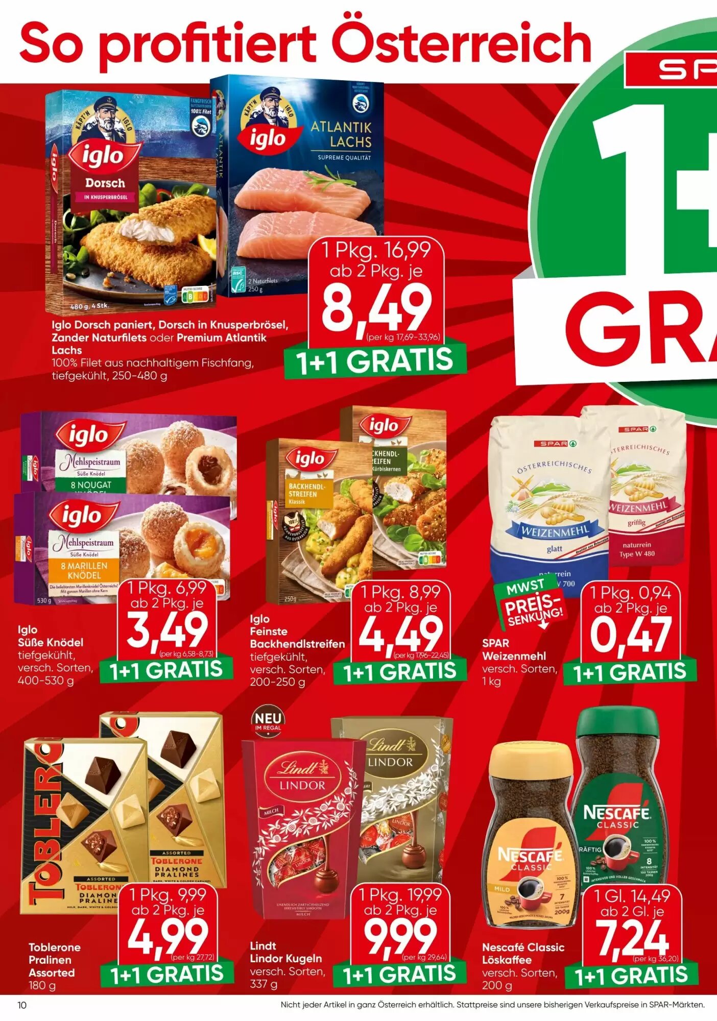 Spar Flugblatt (ab 10.09.2026) - Angebote und Prospekt - Seite 10