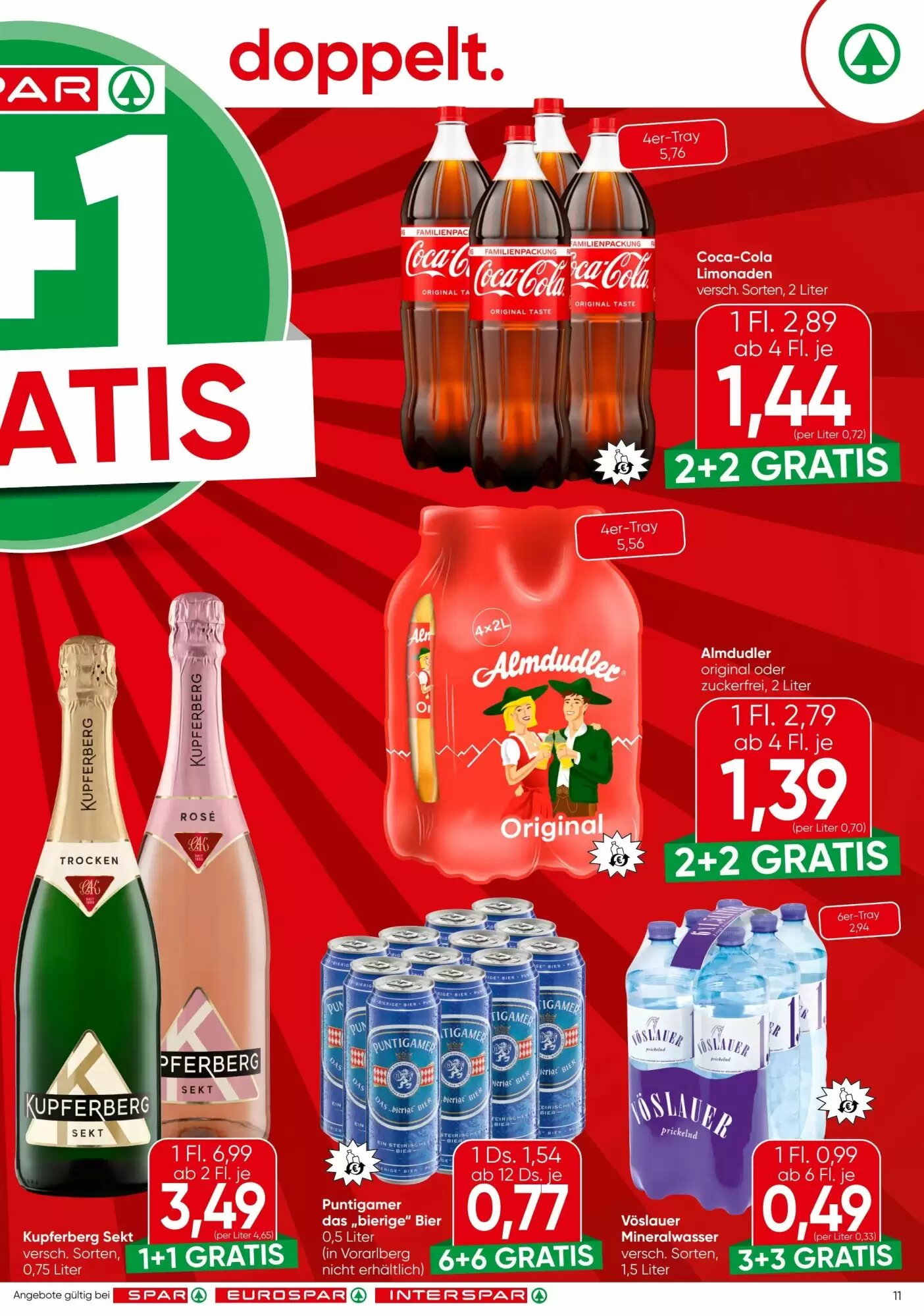 Spar Flugblatt (ab 10.09.2026) - Angebote und Prospekt - Seite 11