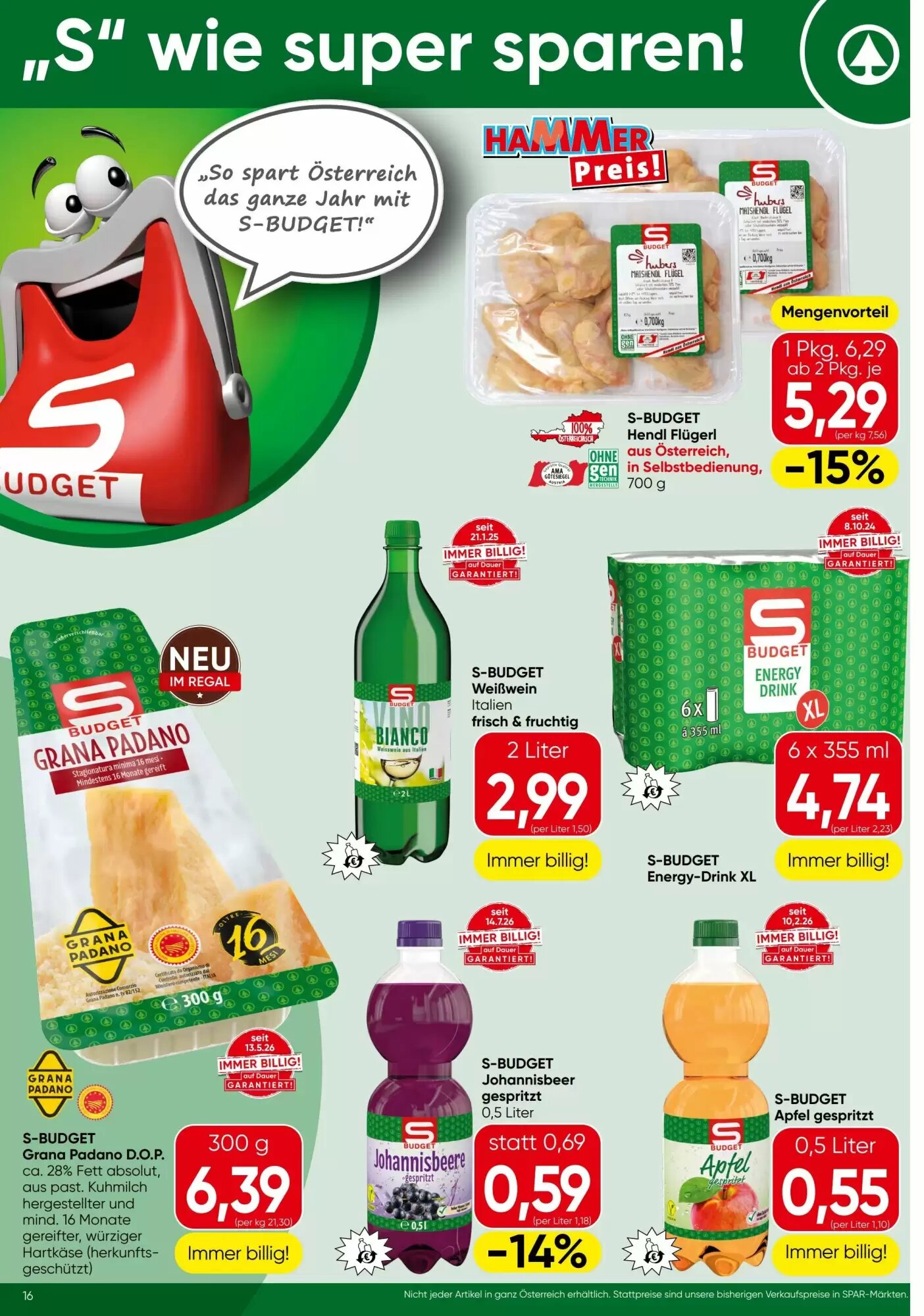 Spar Flugblatt (ab 10.09.2026) - Angebote und Prospekt - Seite 16