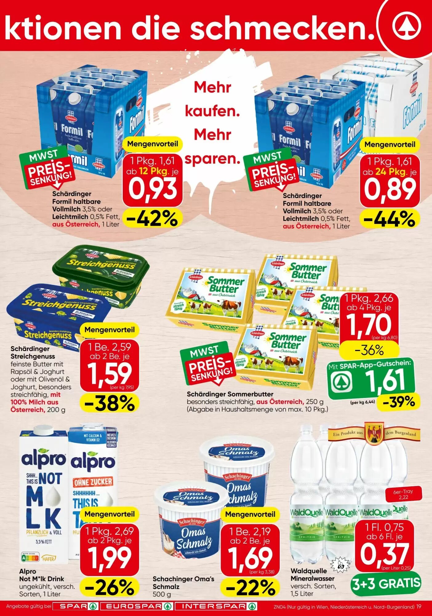 Spar Flugblatt (ab 10.09.2026) - Angebote und Prospekt - Seite 19