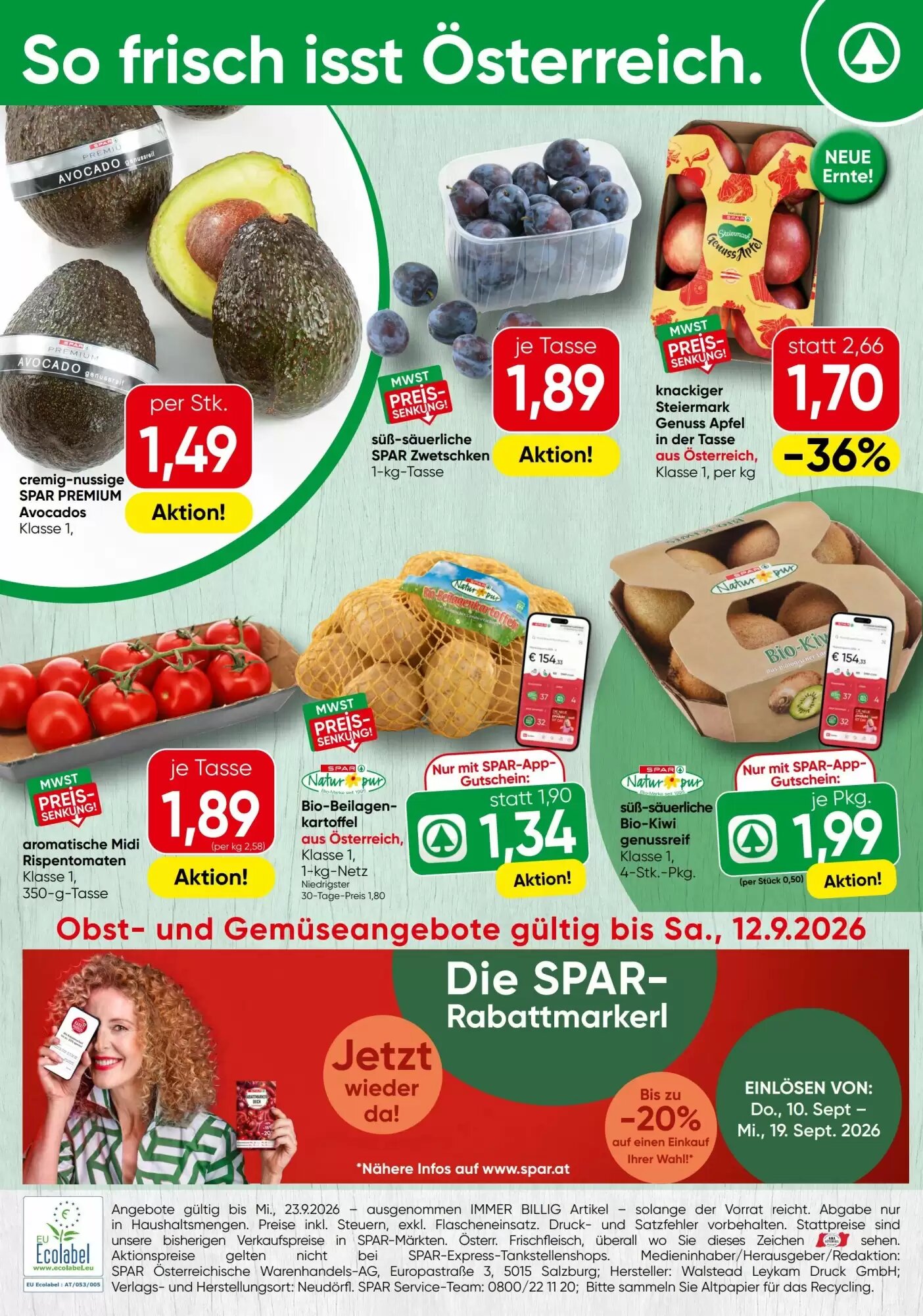 Spar Flugblatt (ab 10.09.2026) - Angebote und Prospekt - Seite 24