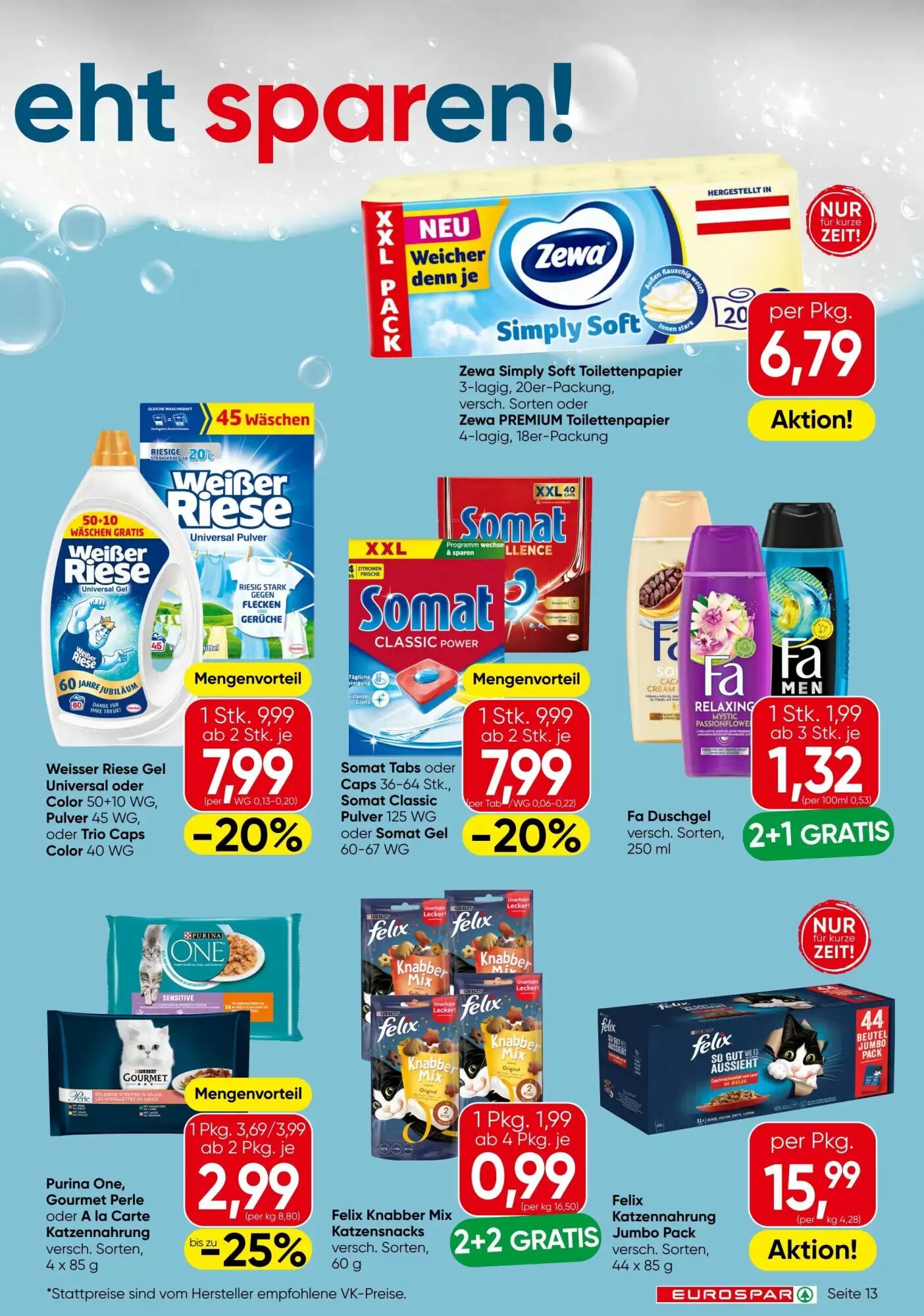 Eurospar Flugblatt (ab 10.09.2026) - Angebote und Prospekt - Seite 13