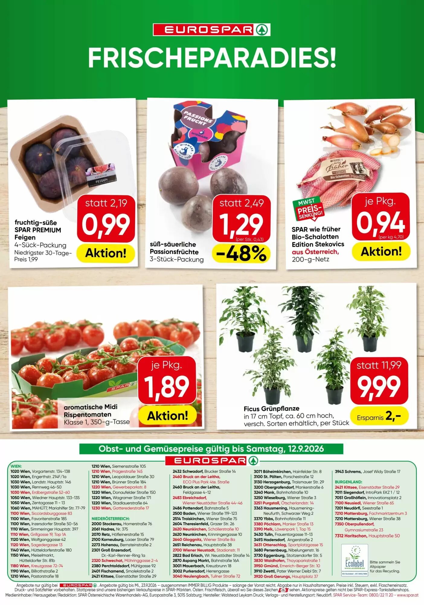 Eurospar Flugblatt (ab 10.09.2026) - Angebote und Prospekt - Seite 16